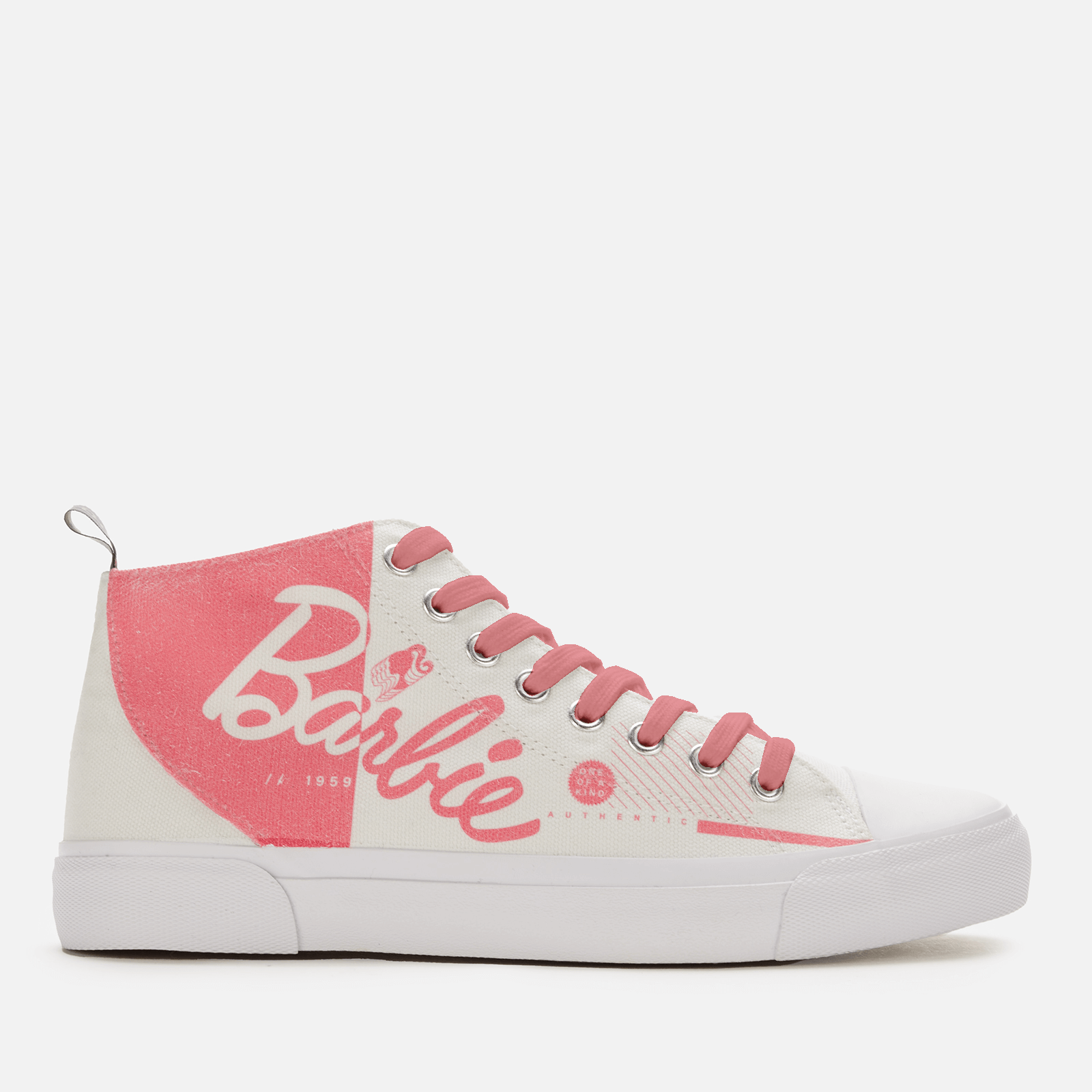 Akedo x Barbie Kids' White Signature High Top - UK Kids 10 / EU28