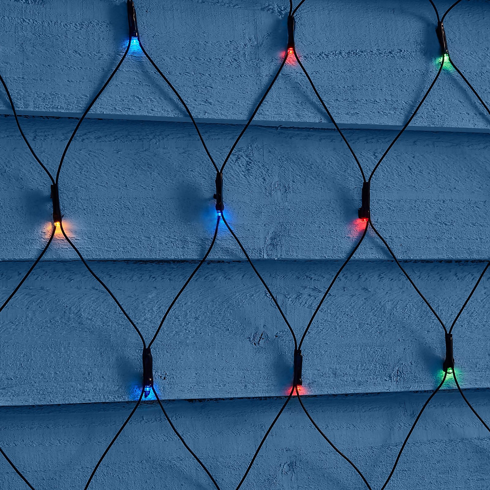 Photo of 2x1m Led Timer Net Outdoor Christmas Light - Multicoloured -battery Operated-