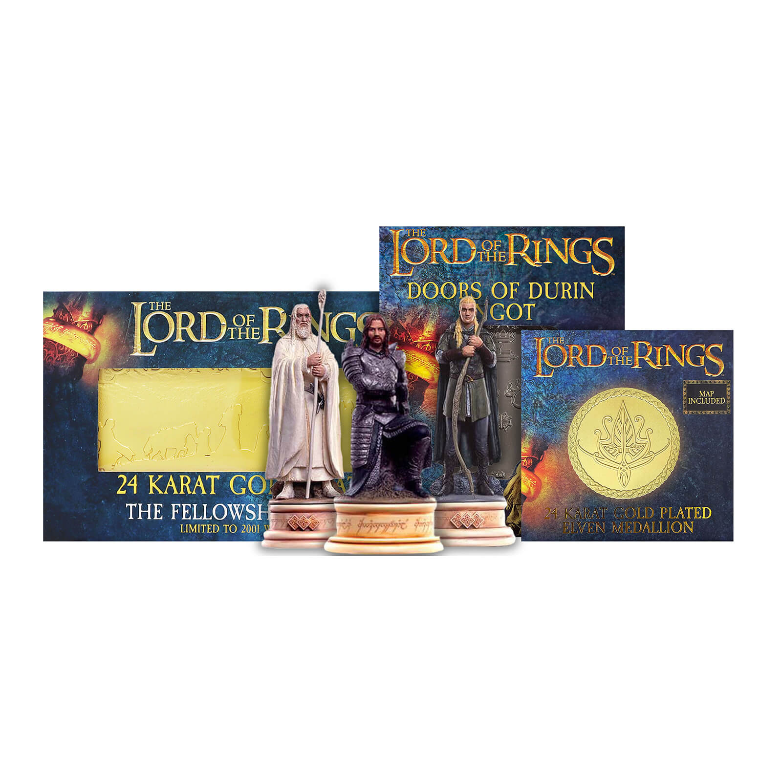 lord of the rings collector's crate - 3 exclusive items included