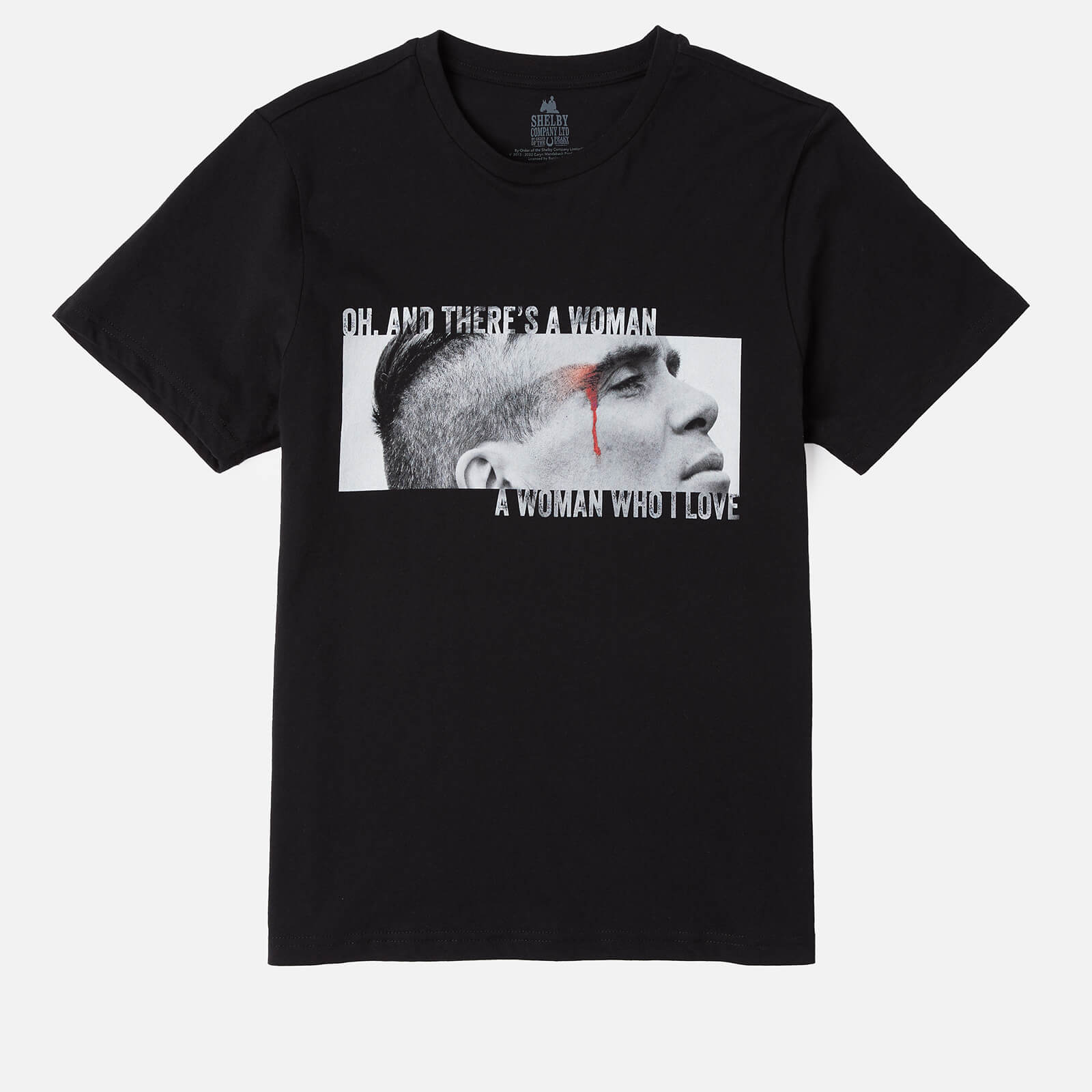 

T-Shirt Peaky Blinders A Woman Who I Love Homme - Noir - S - Noir