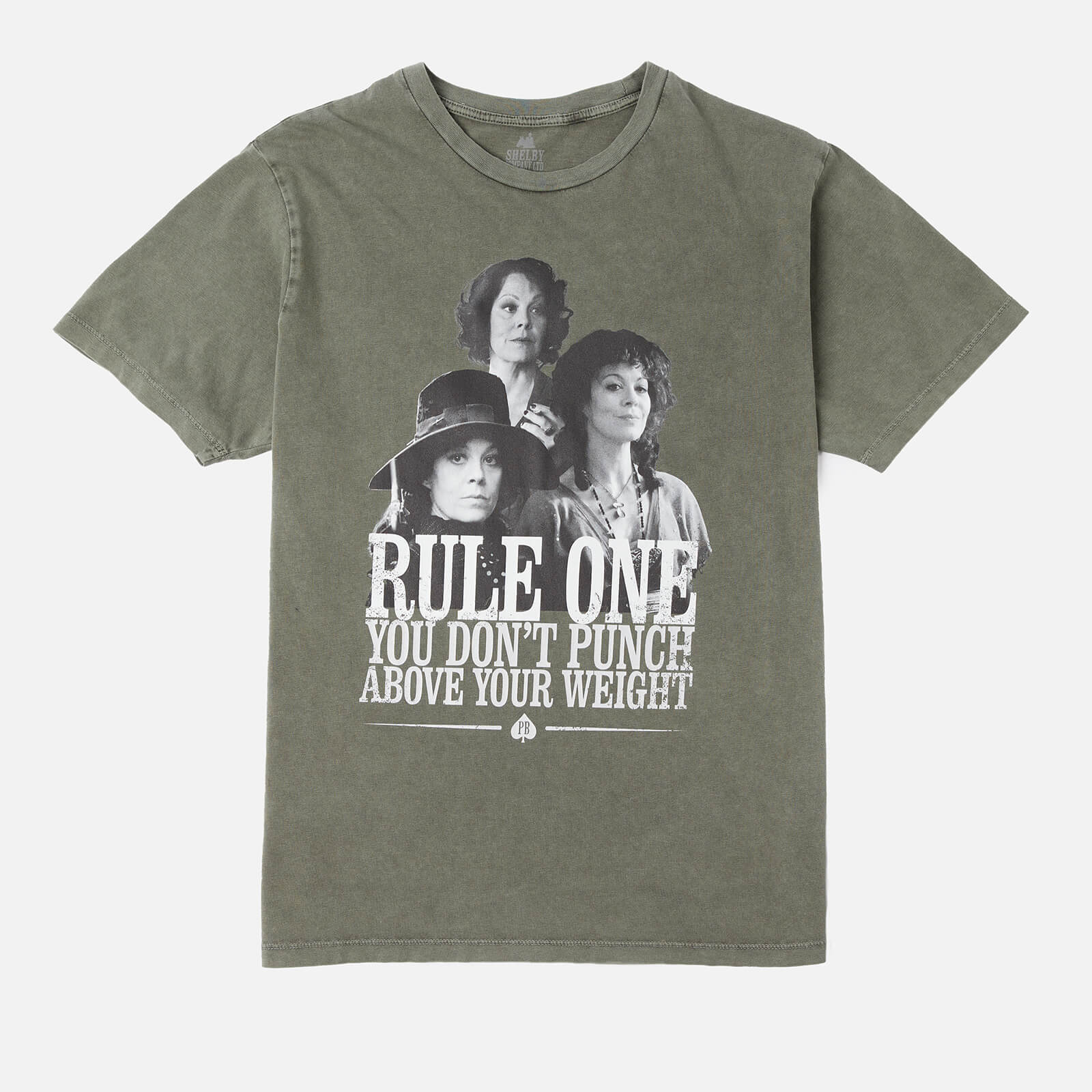 

Peaky Blinders Rule One Men's T-Shirt - Khaki Acid Wash - XS - Khaki Acid Wash