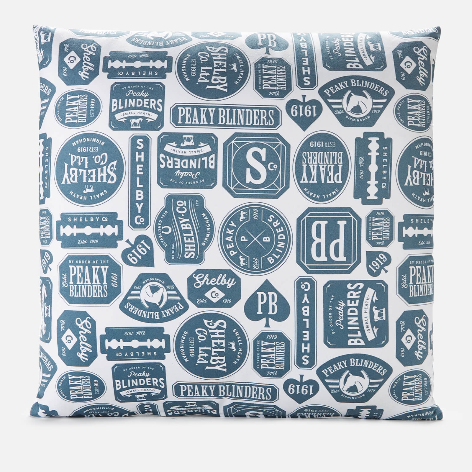 

Coussin Carré Peaky Blinders Badges - 50x50cm - Soft Touch