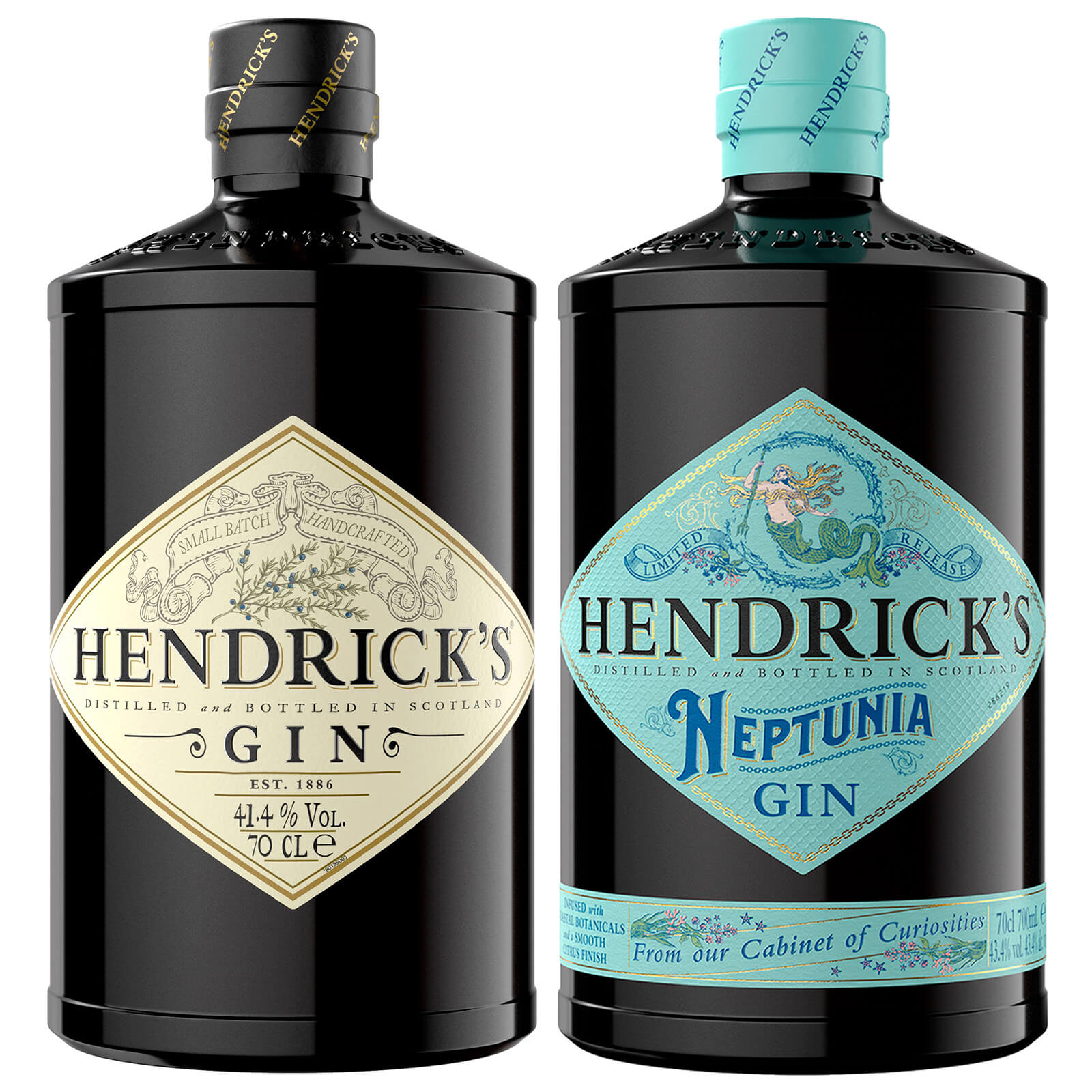 Hendrick%27s Original and Neptunia Gin Duo - 2 x 70cl