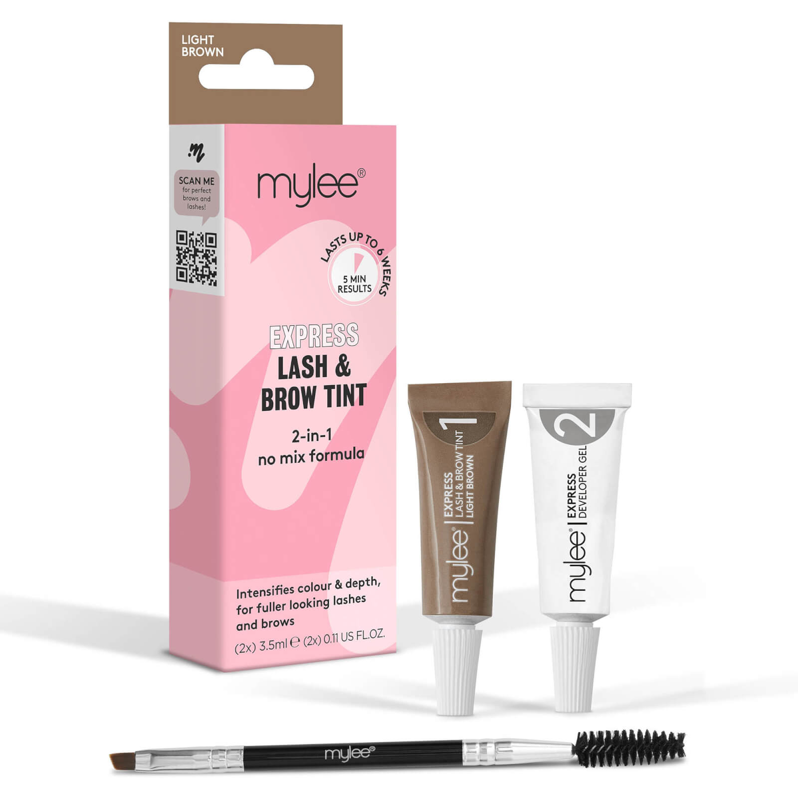 

Mylee Express 2-in-1 Lash and Brow Tint 7ml (Various Shades) - Light Brown