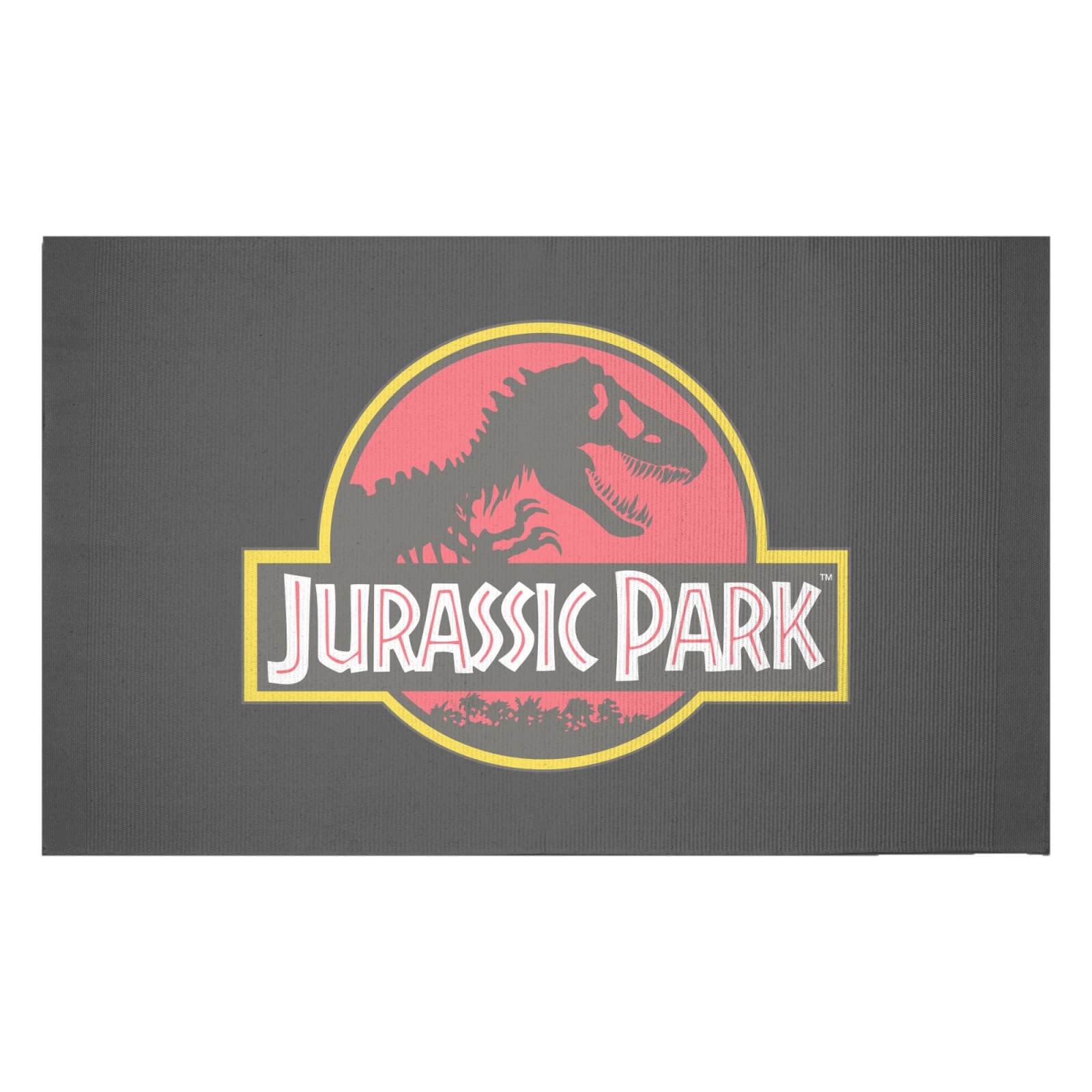Decorsome x Jurassic Evergreen Logo Woven Rug - Small