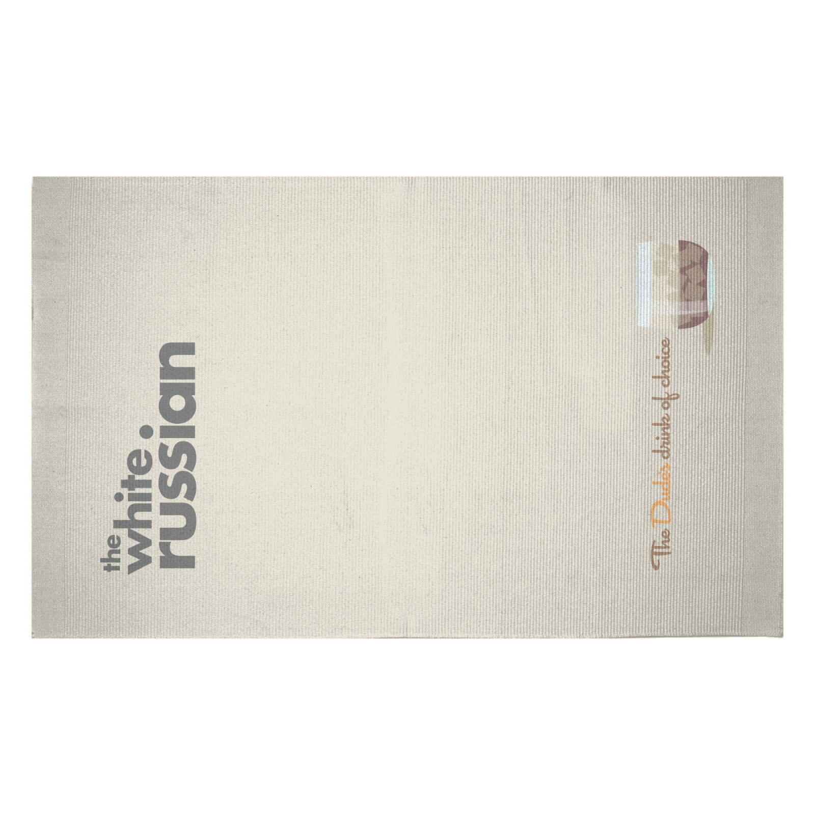 Decorsome x The Big Lebowski The White Russian Woven Rug - Small