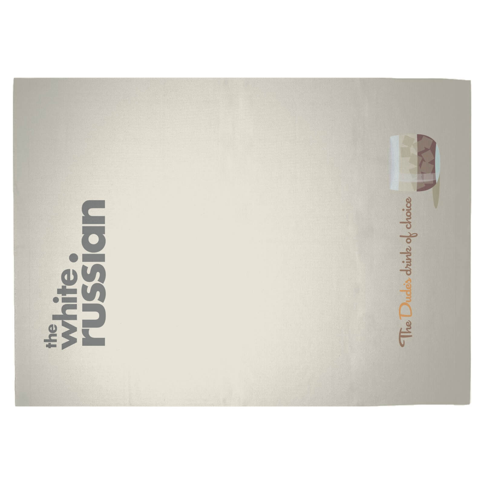 Decorsome x The Big Lebowski The White Russian Woven Rug - Large