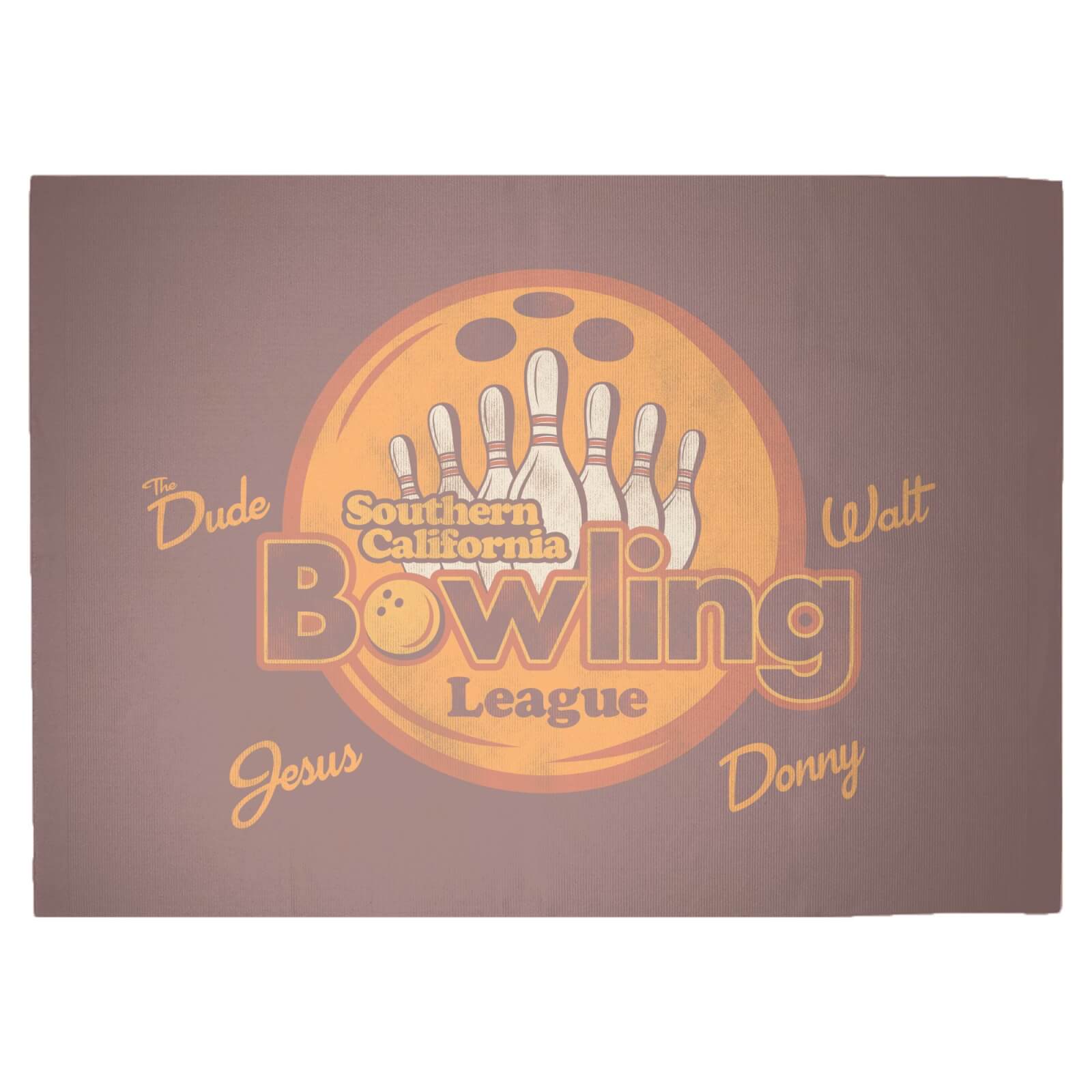 Decorsome x The Big Lebowski Dude Bowling Woven Rug - Large