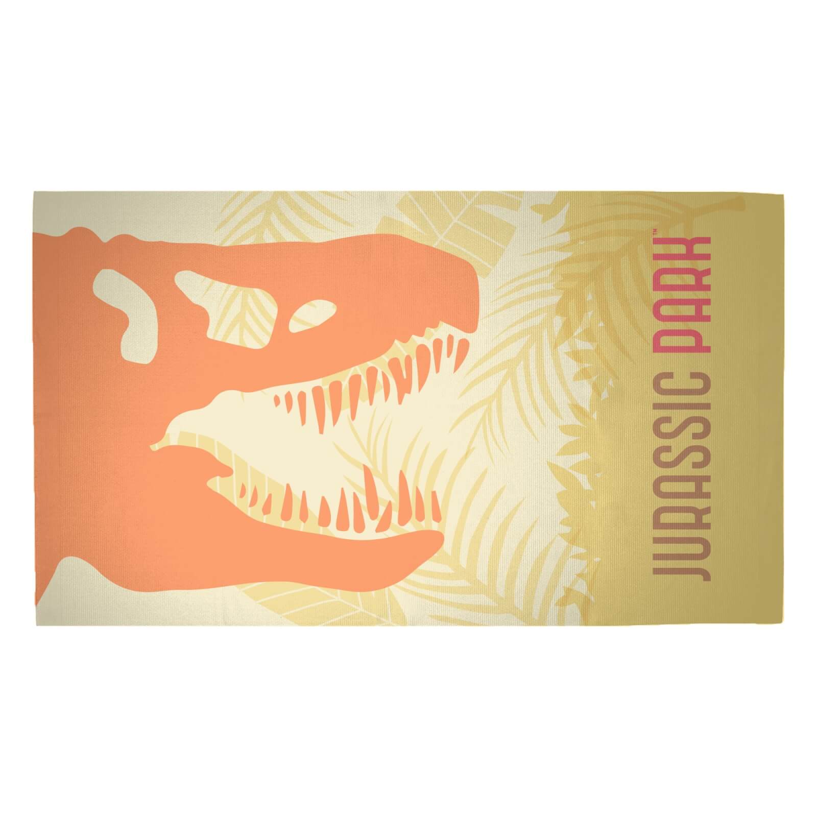 Decorsome x Jurassic Park Evergreen Dino Head Woven Rug - Medium