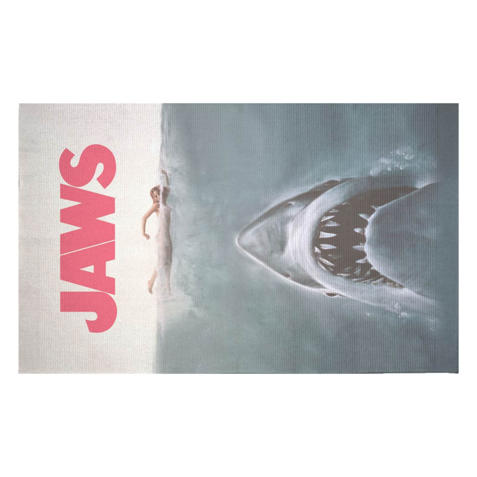 Decorsome x Jaws Poster Woven Rug - Small