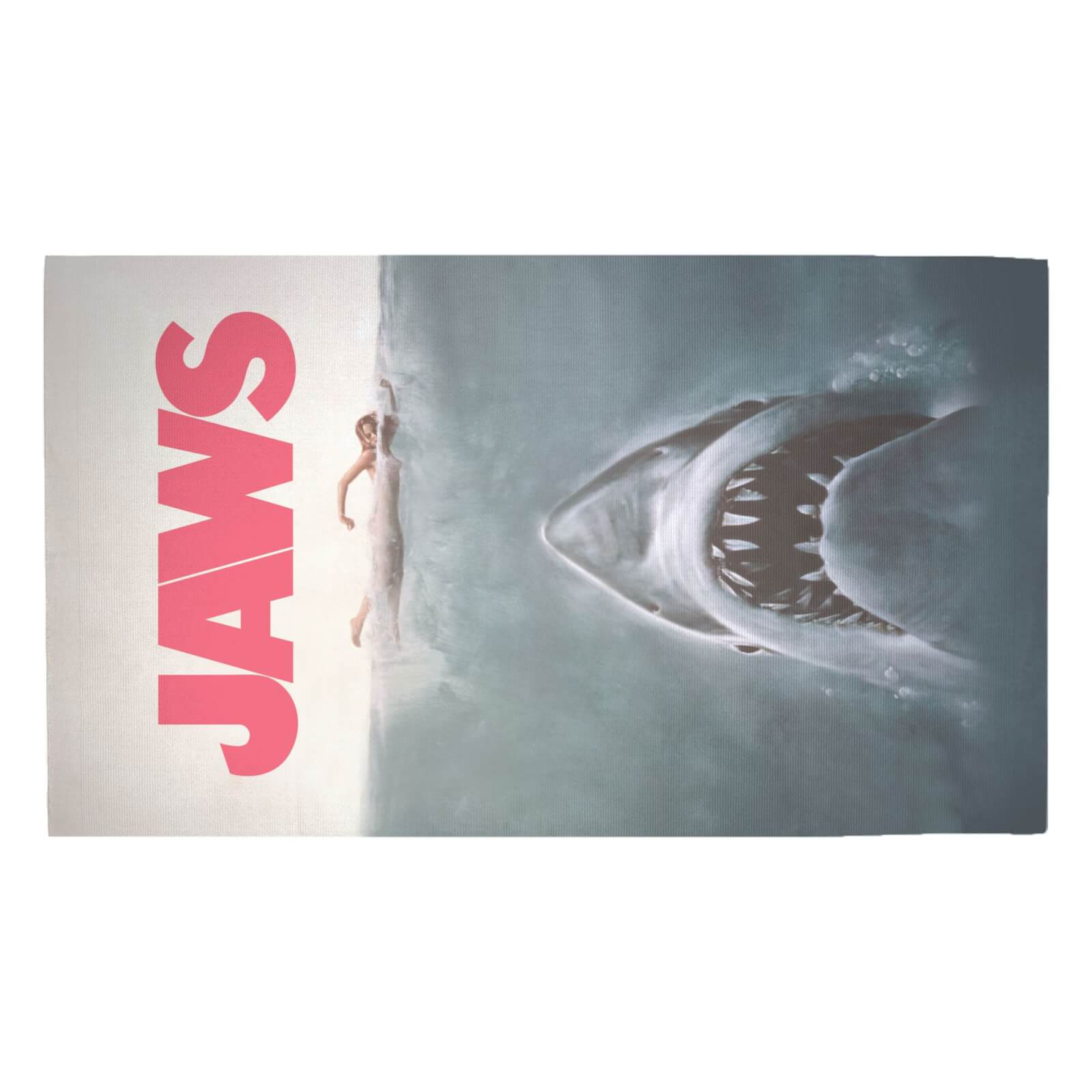 Decorsome x Jaws Poster Woven Rug - Medium