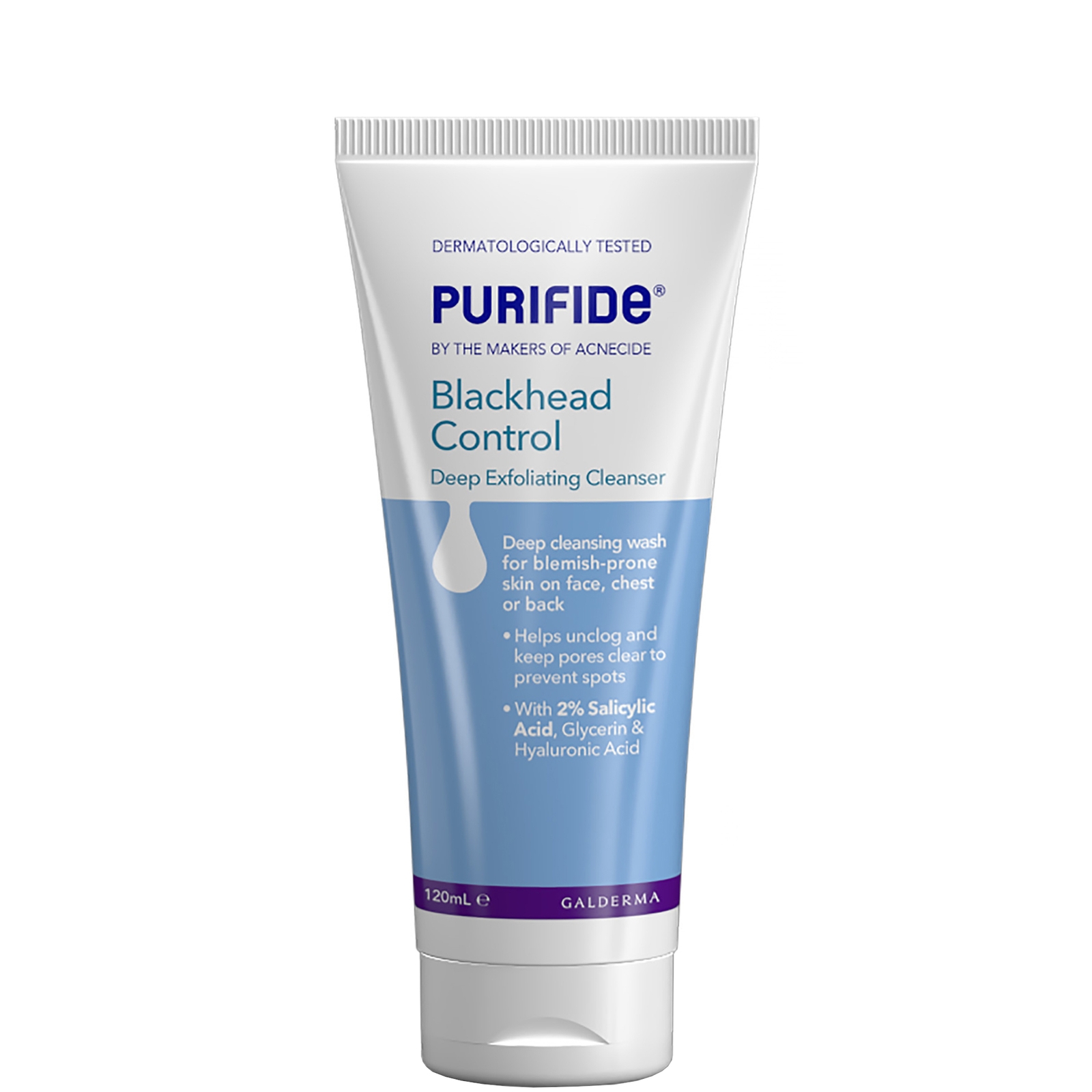 

PURIFIDE by Acnecide Blackhead Control Deep Exfoliating Cleanser 120ml