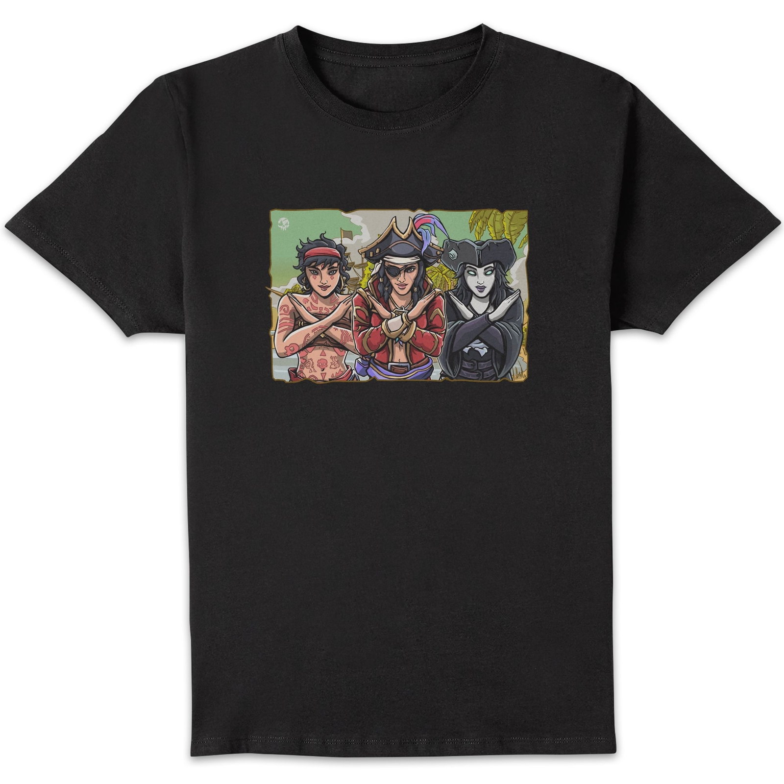 Sea Of Thieves International Women's Day Unisex T-Shirt - Black - XL - Black