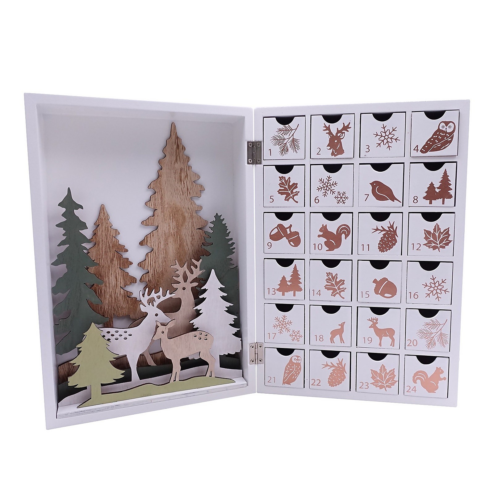 Photo of Wooden Book Christmas Advent Calendar