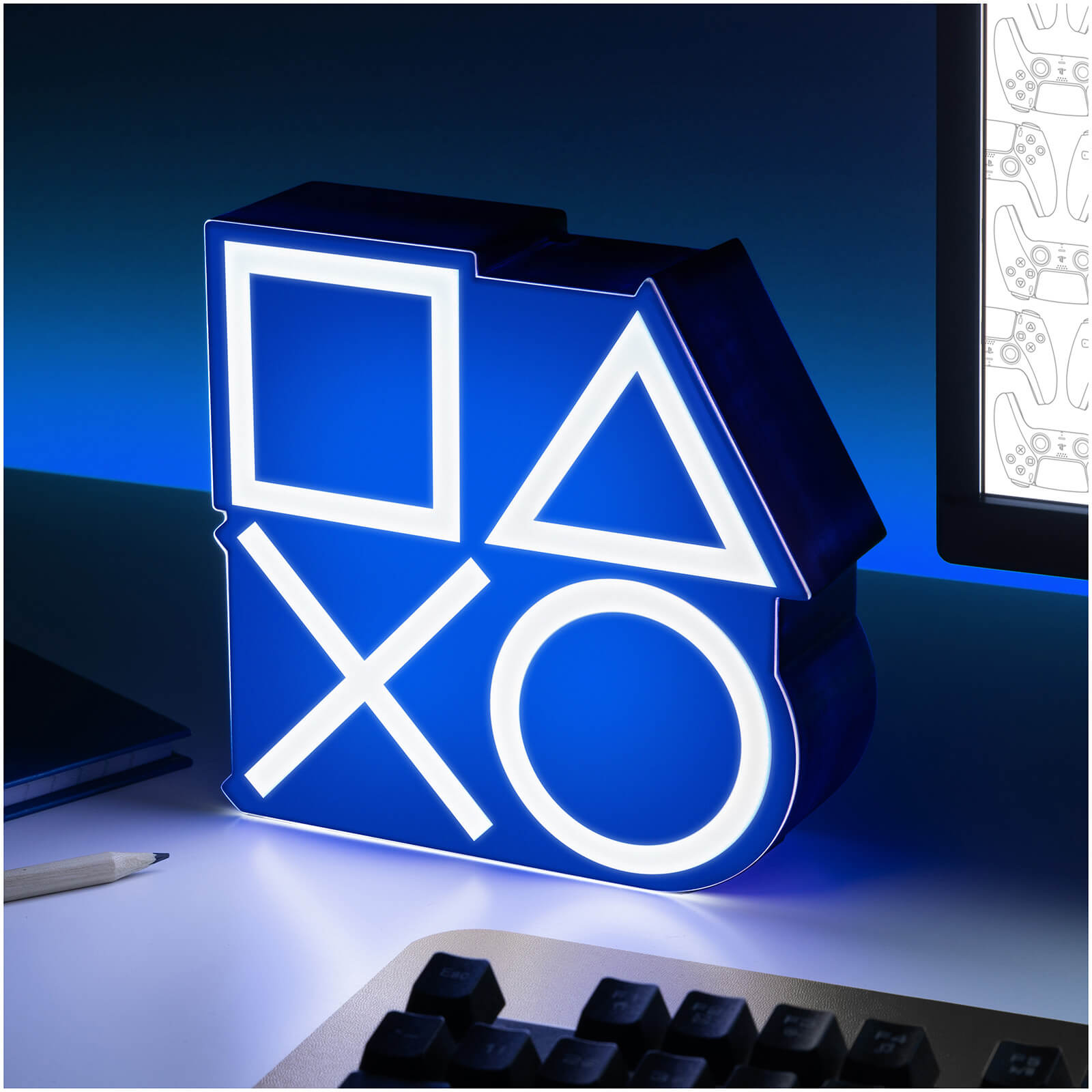 Image of Playstation Icons 2D Box Light