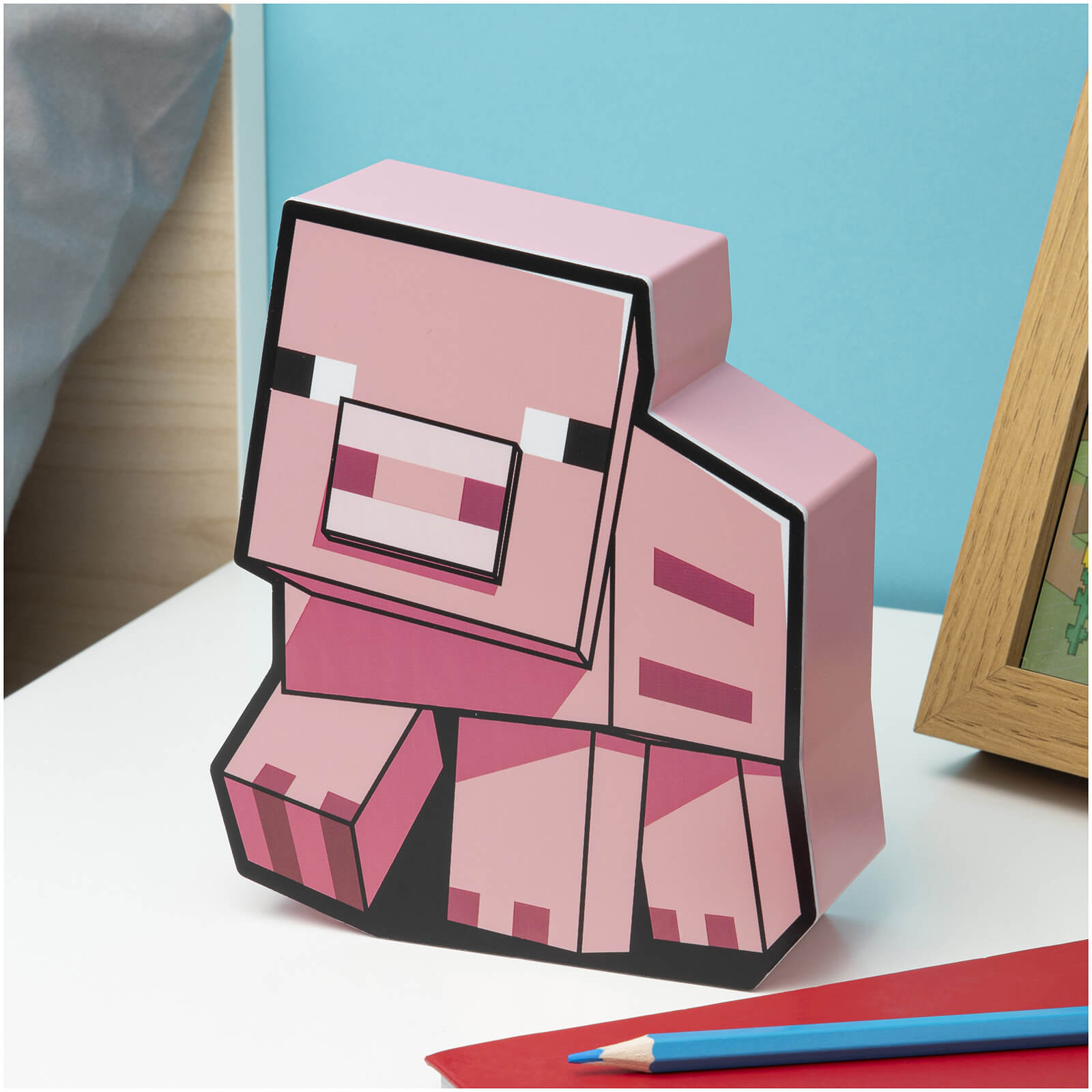 Image of Minecraft Pig 2D Box Light