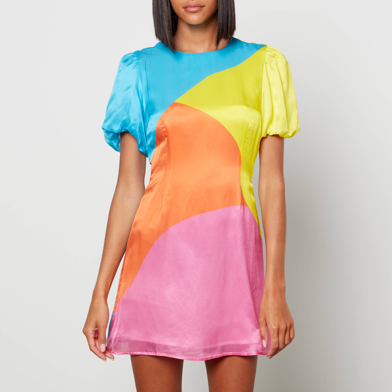Olivia Rubin Women's Mathilde Colourblock Mini Dress - Colourblock - Uk 8