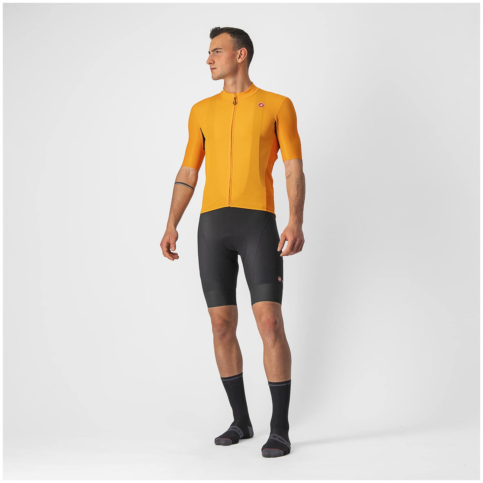 Castelli Endurance Elite Jersey - L - Pop Orange