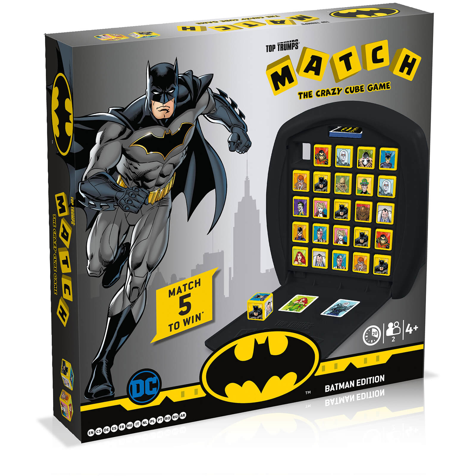 Image of Top Trumps Match Board Game - Batman Edition