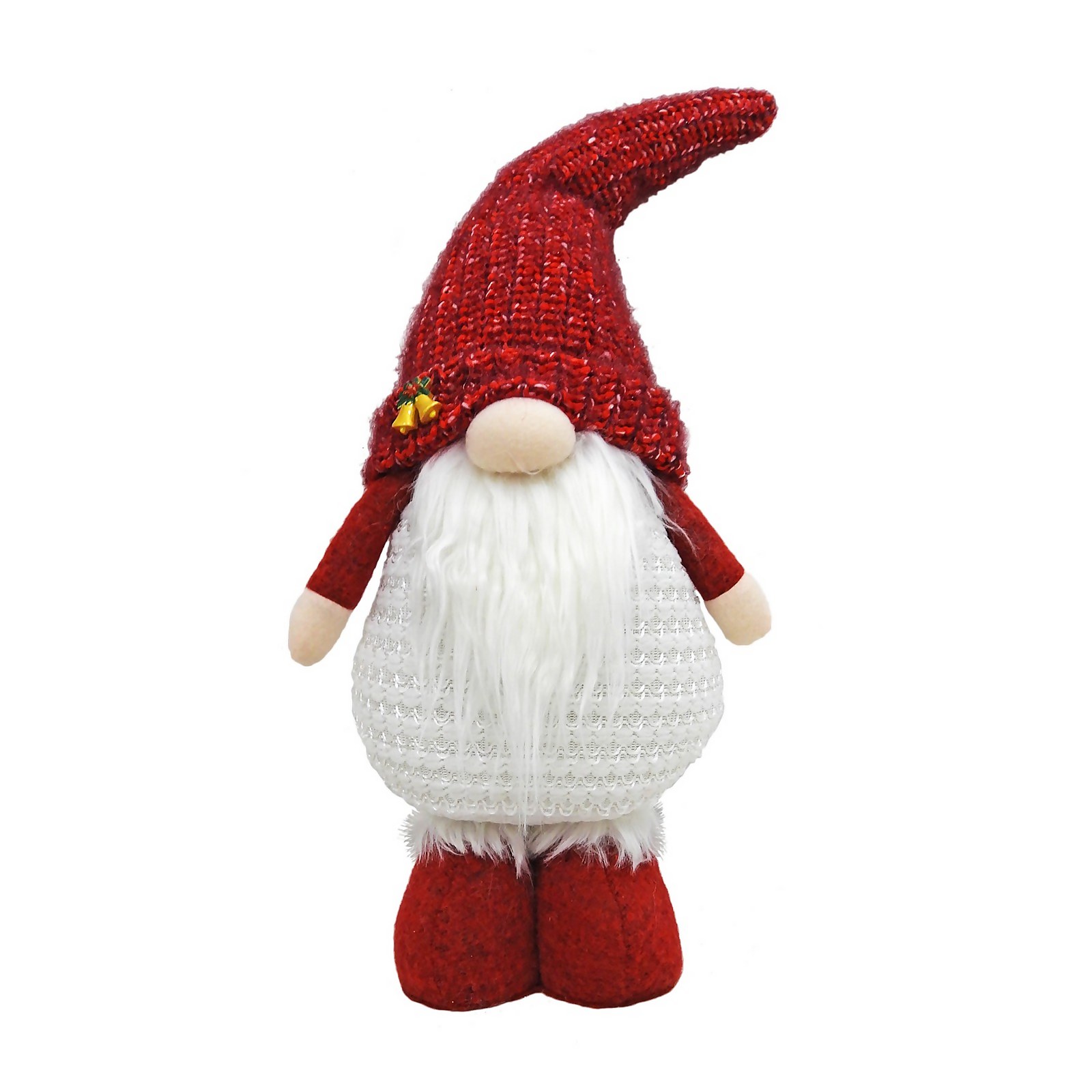 Photo of Red Knitted Standing Gonk - 49cm