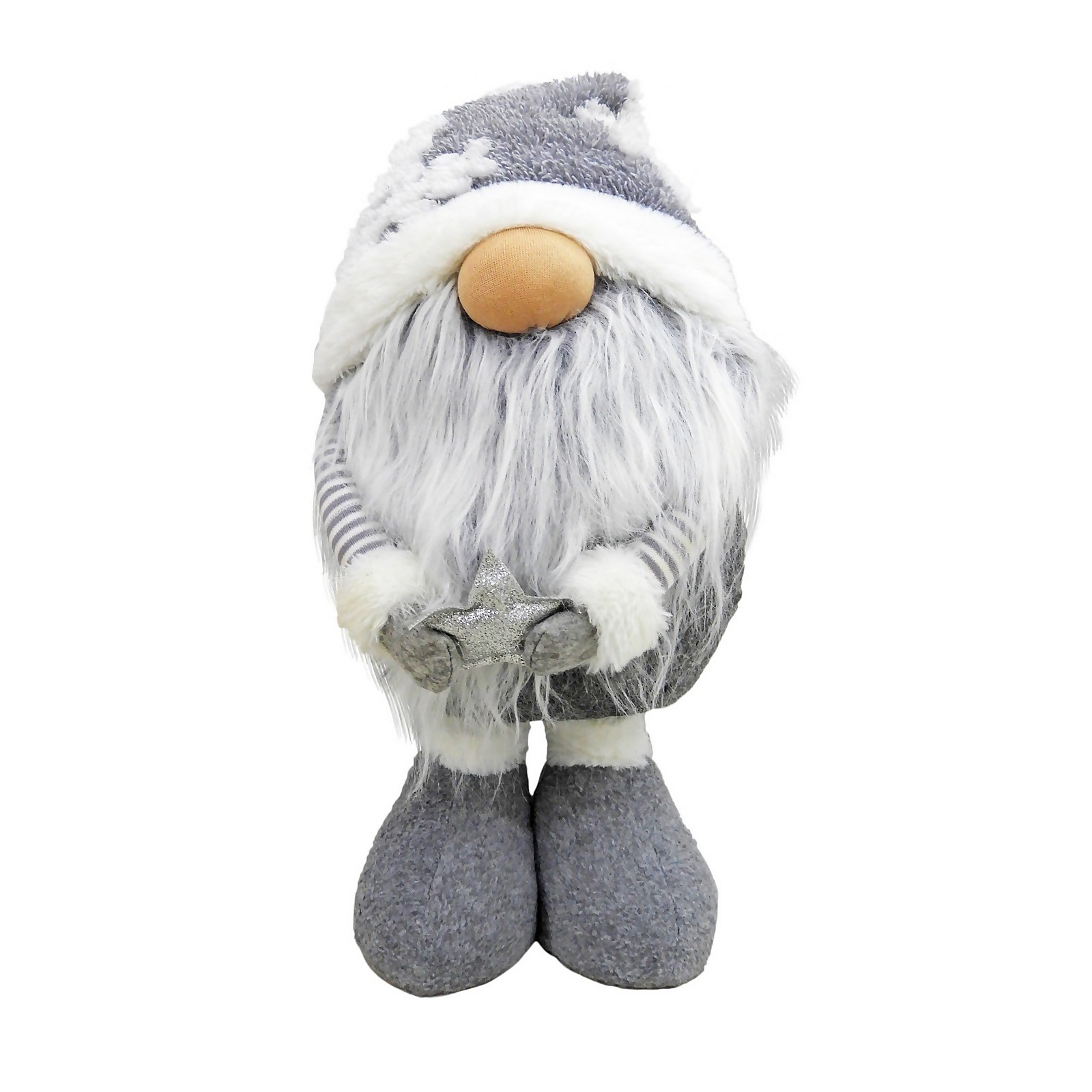 Photo of Extendable Standing Gonk With Snowflake Detail Hat - 70cm