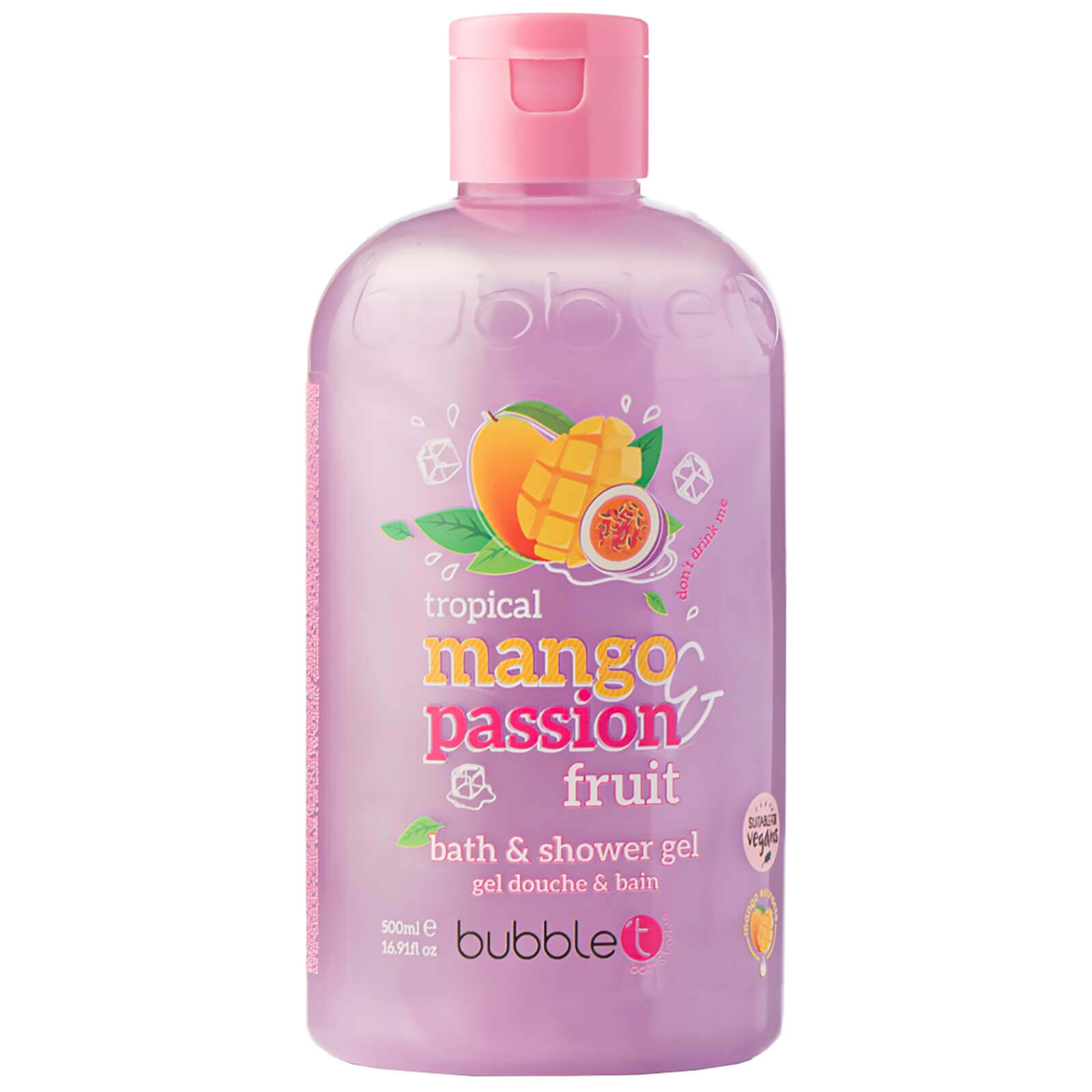 

Bubble T Cosmetics Mango and Passion Fruit Smoothie Bath and Shower Gel 500ml