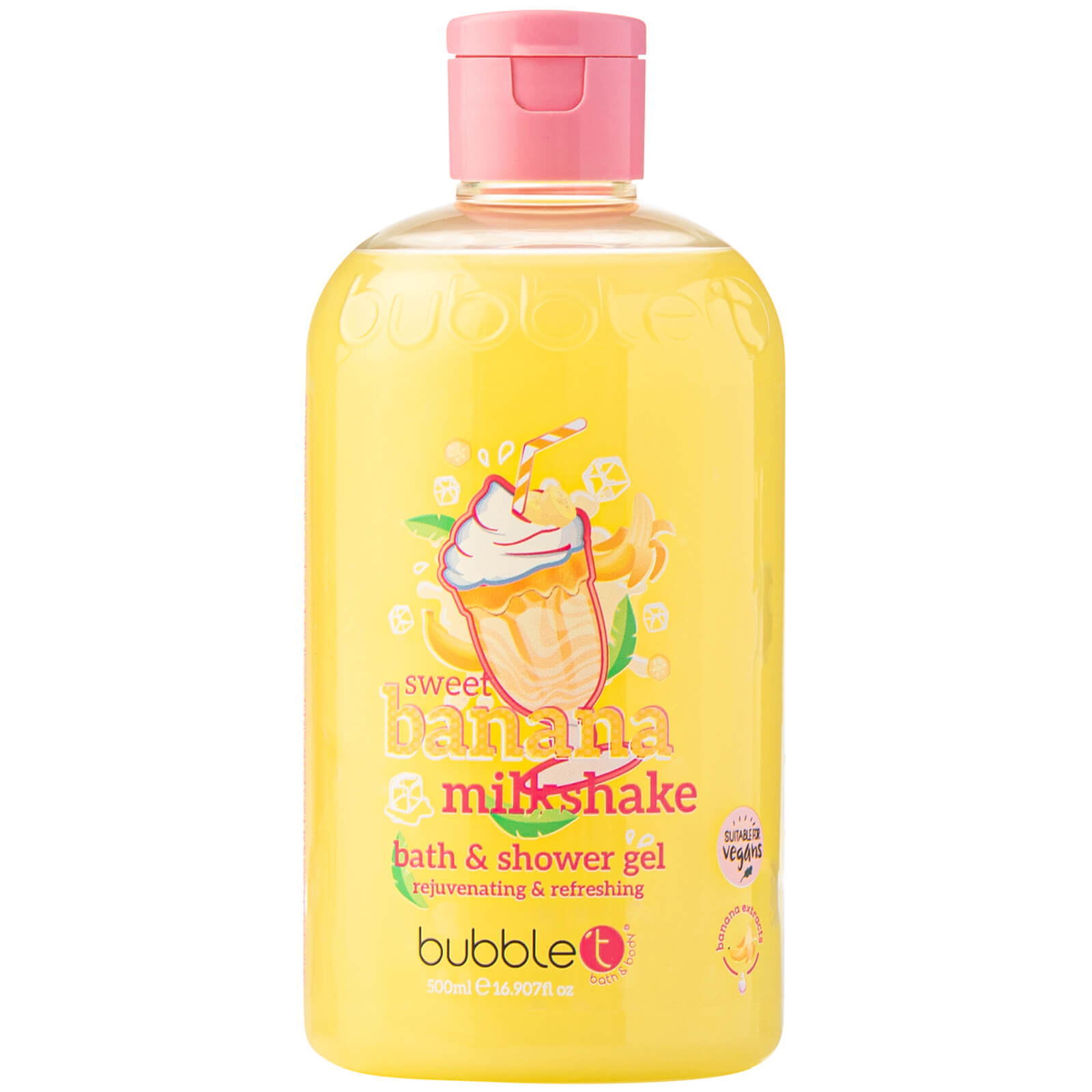 

Bubble T Cosmetics Banana Milkshake Bubble Bath 500ml