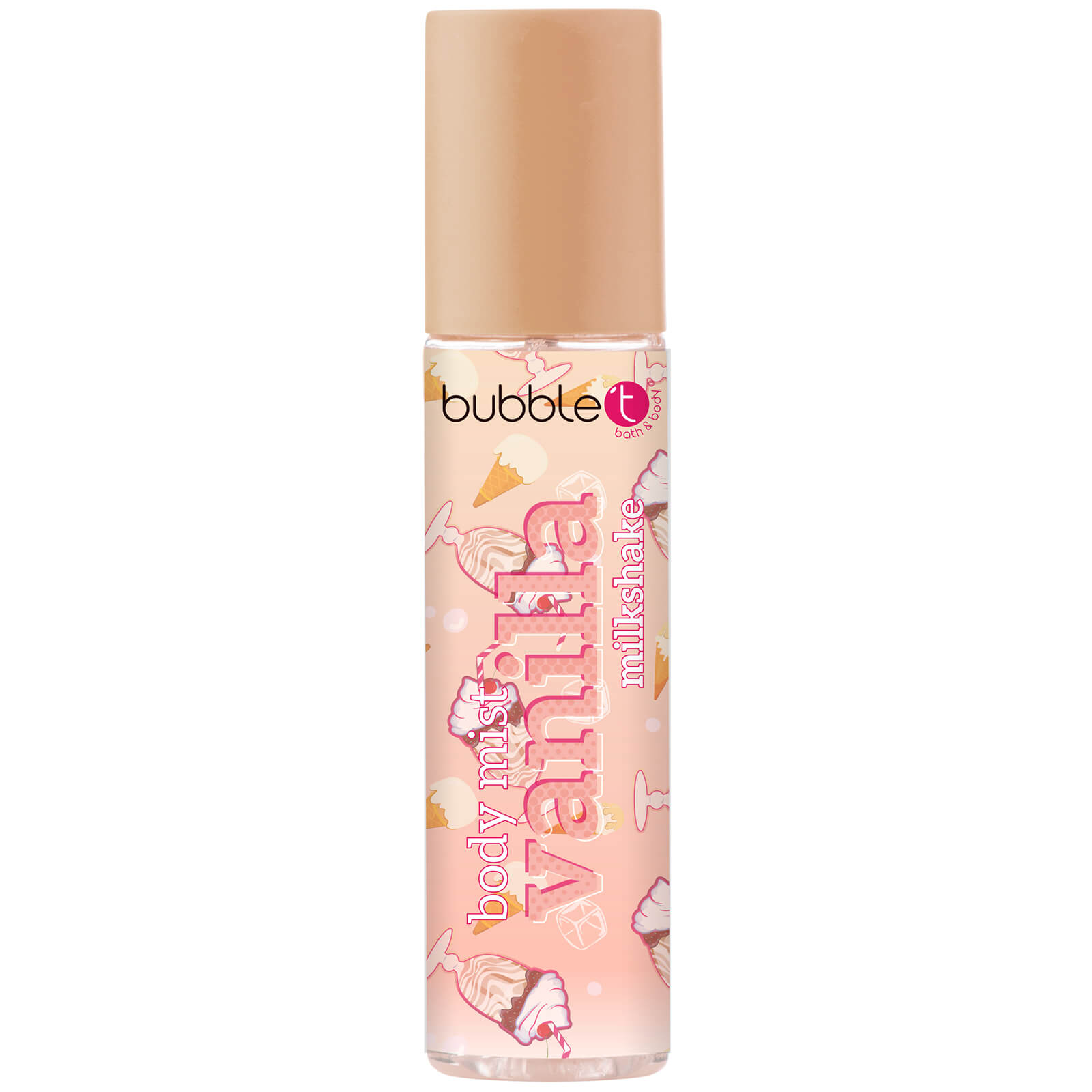 

Bubble T Cosmetics Vanilla Milkshake Body Mist 150ml