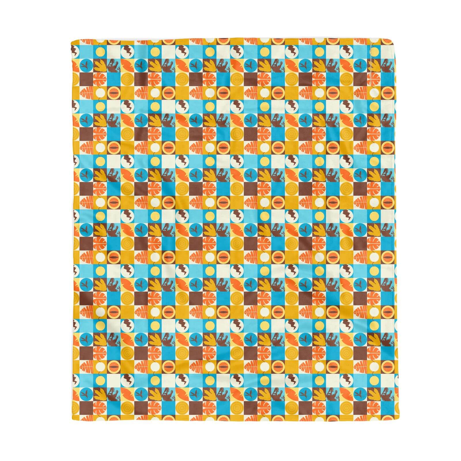 

Jurassic Park Patch Work Fleece Blanket - S