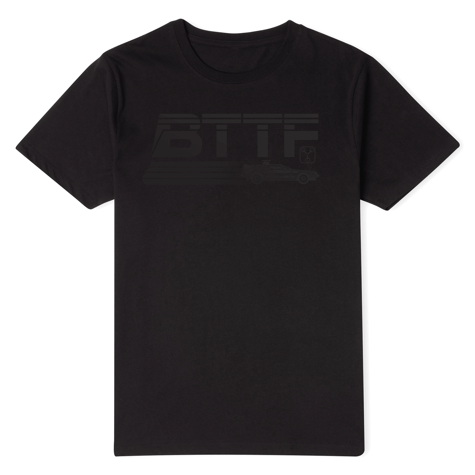 Back To The Future Monochrome Men's T-Shirt - Black - M