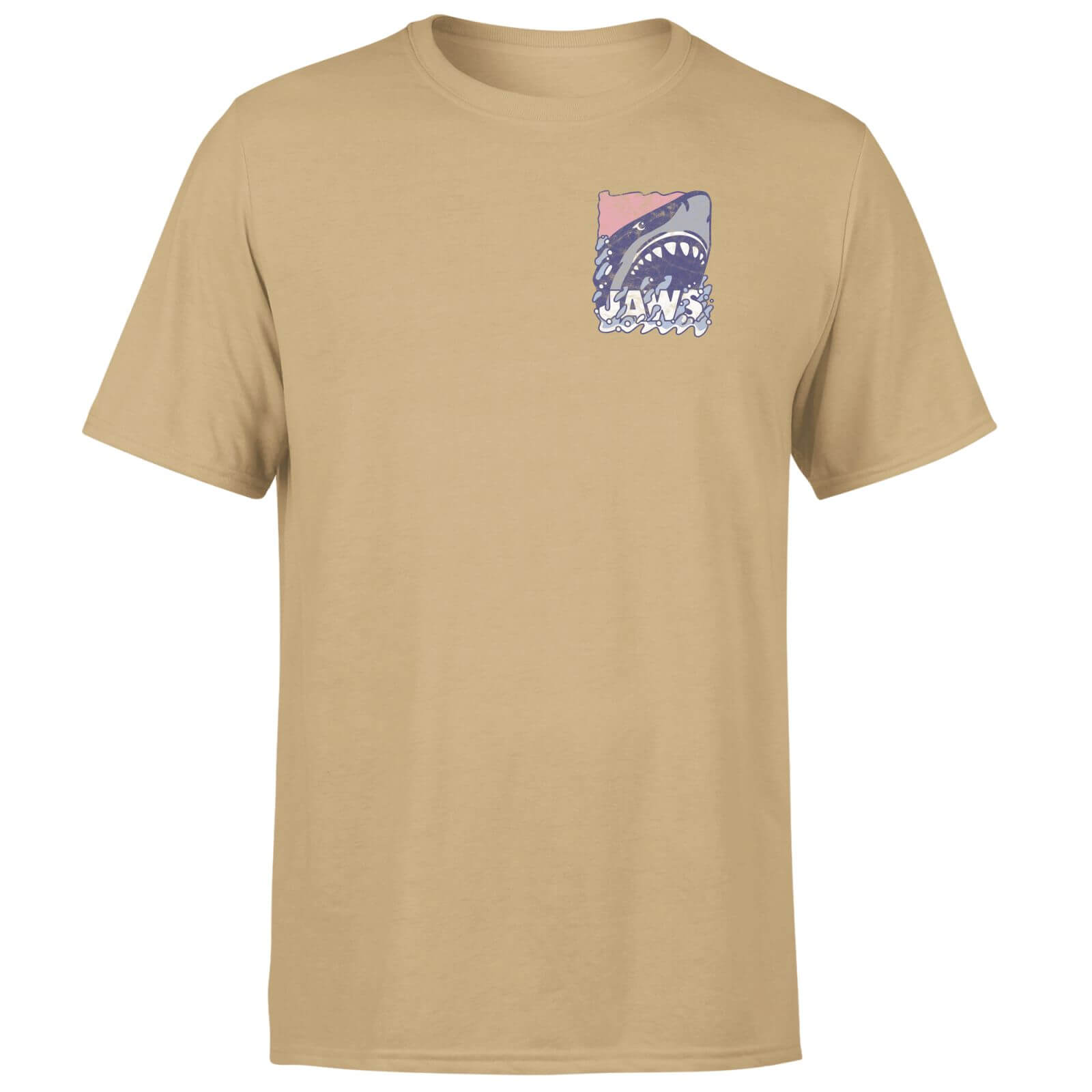 

Jaws Retro Unisex T-Shirt - Tan - S
