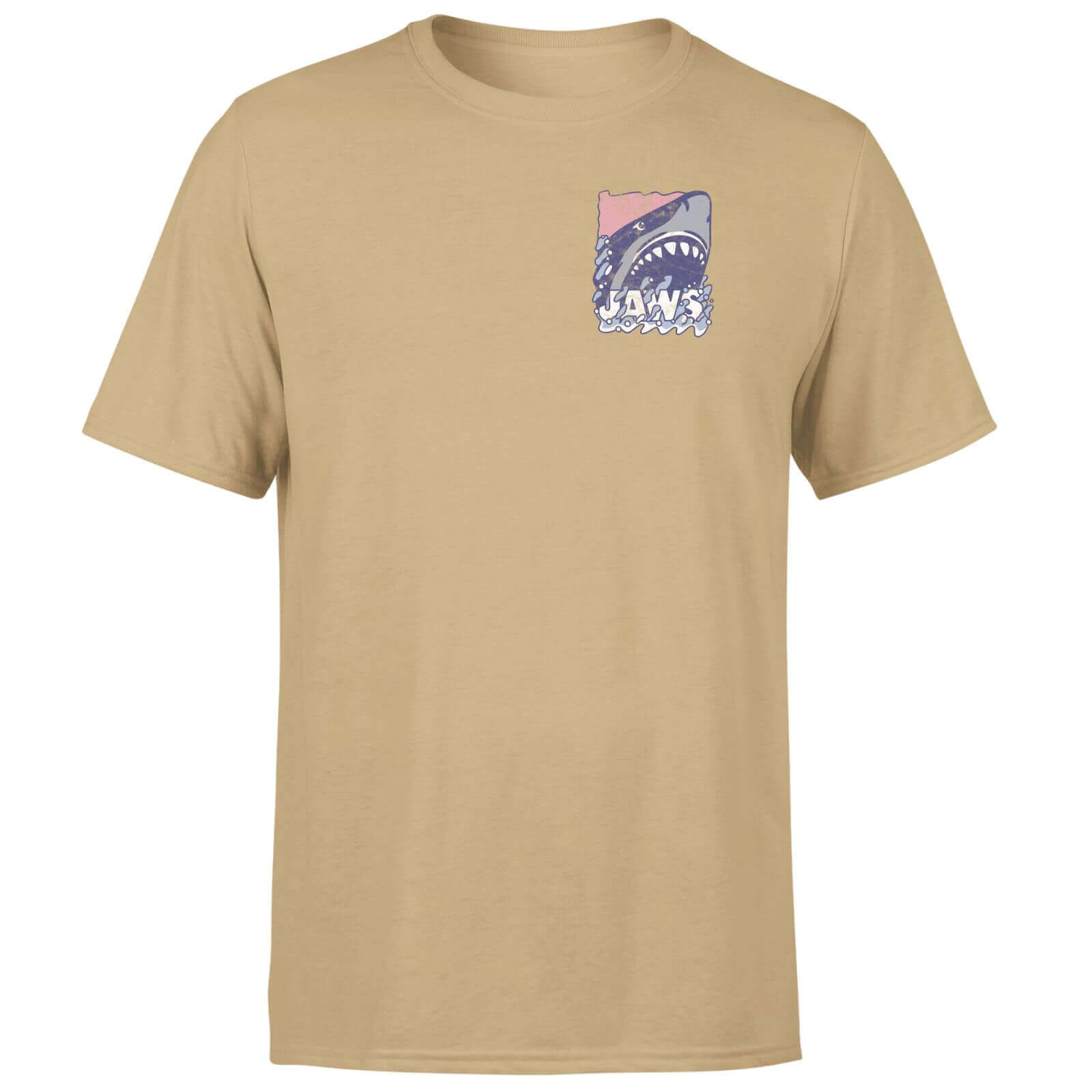 Jaws Retro Unisex T-Shirt - Tan - XS