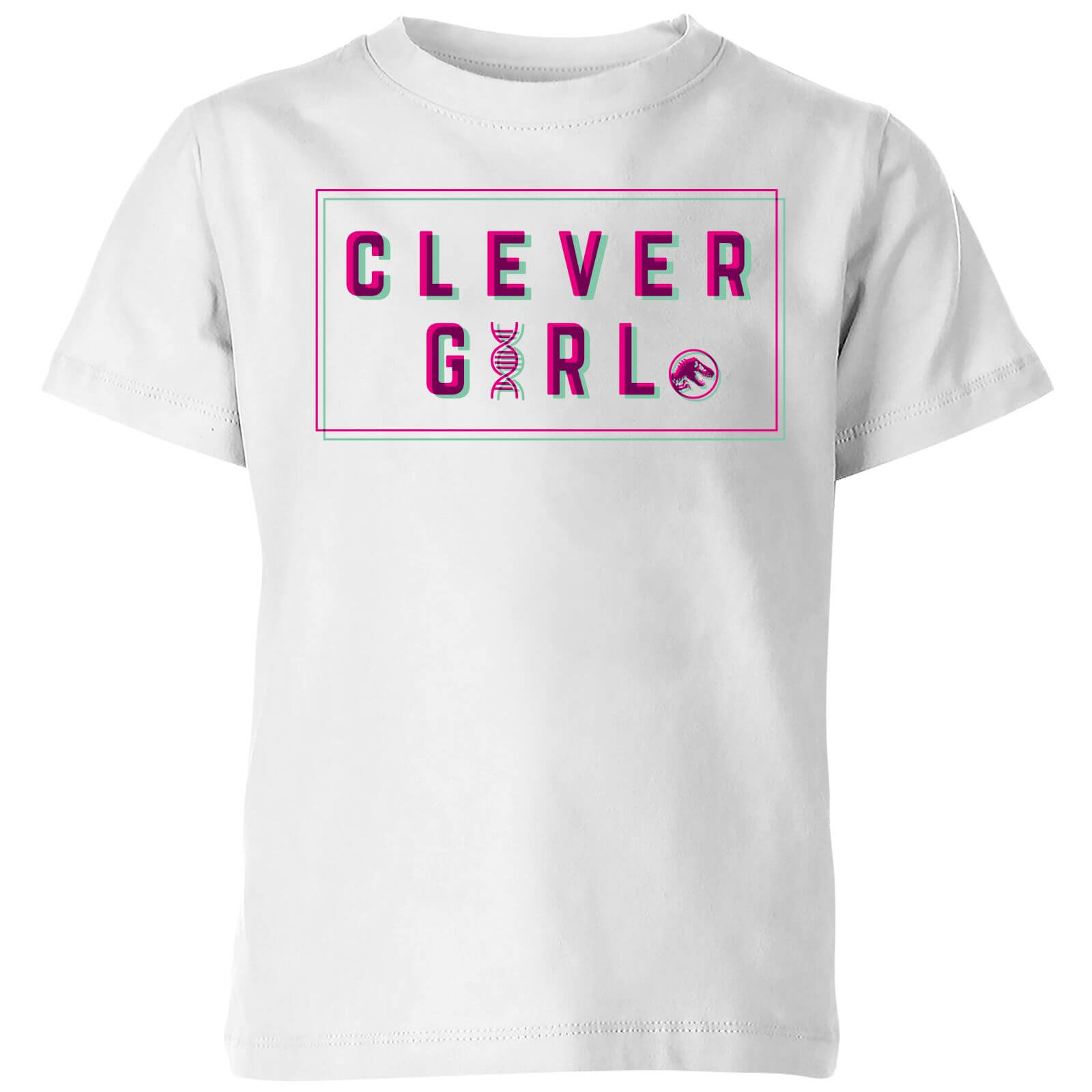 

Jurassic Park Clever Girl Kids' T-Shirt - White - 3-4 Anni
