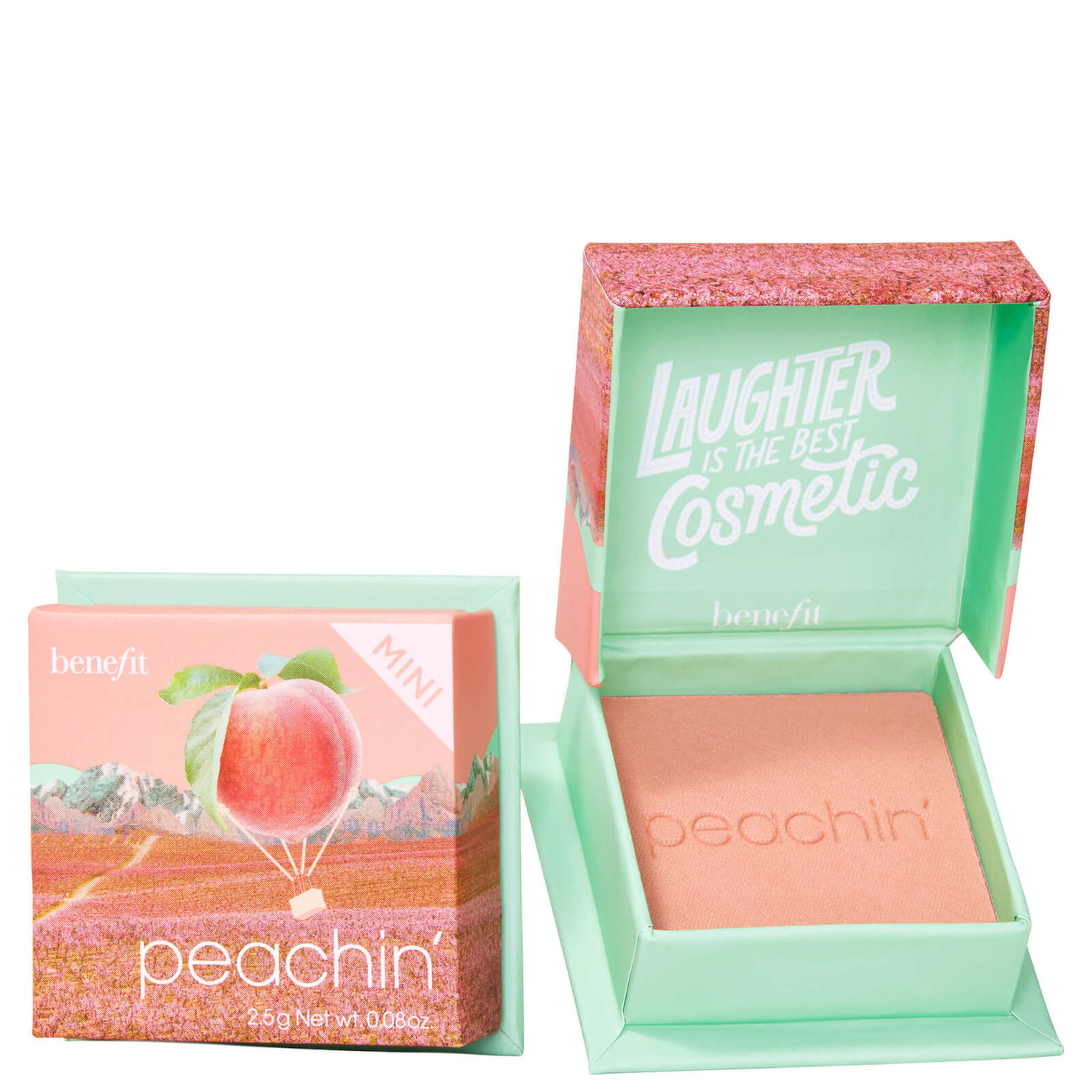 Photos - Face Powder / Blush Benefit Peachin Peach Blush Powder Mini 2.5g 