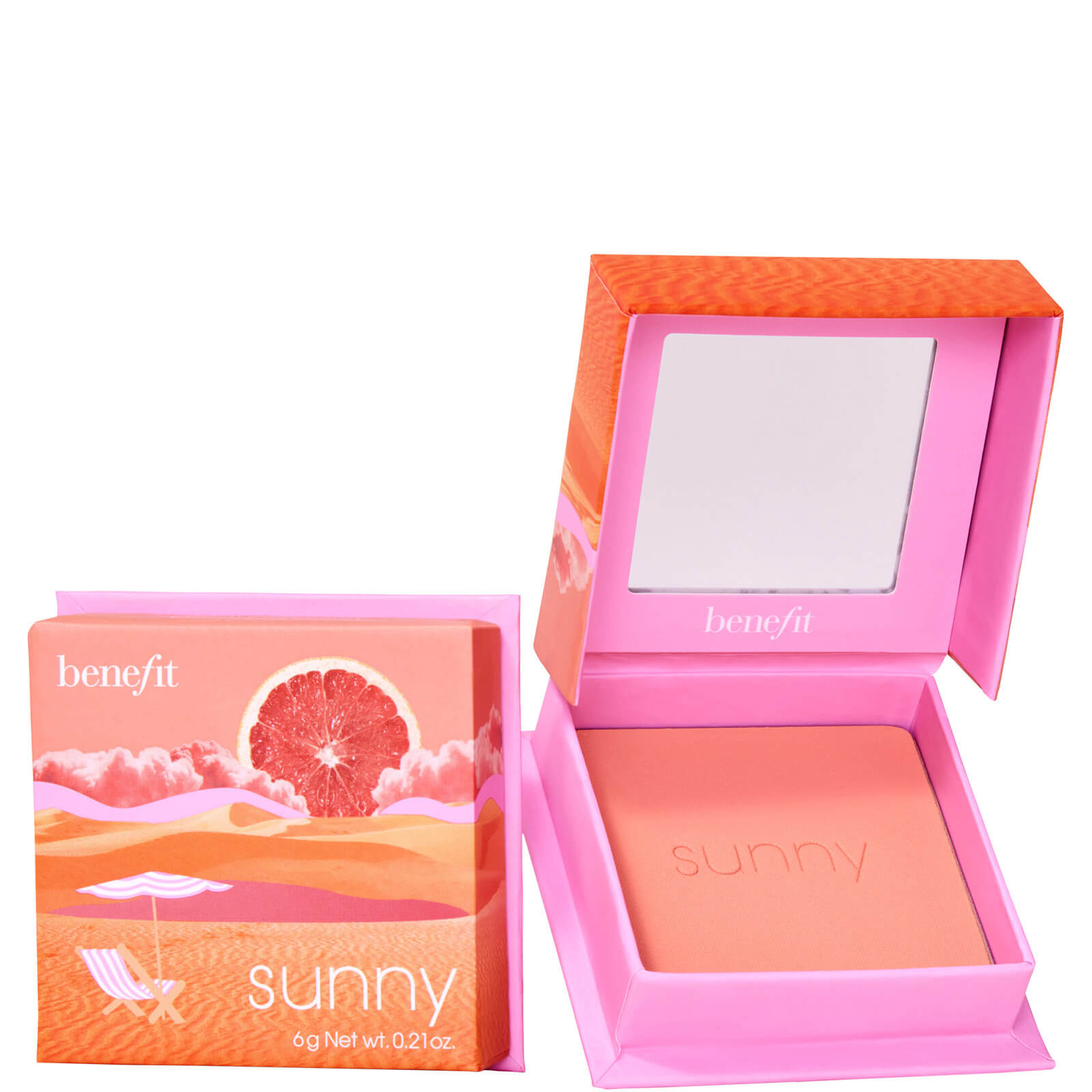 Photos - Face Powder / Blush Benefit Sunny Coral Blush Powder 6g 