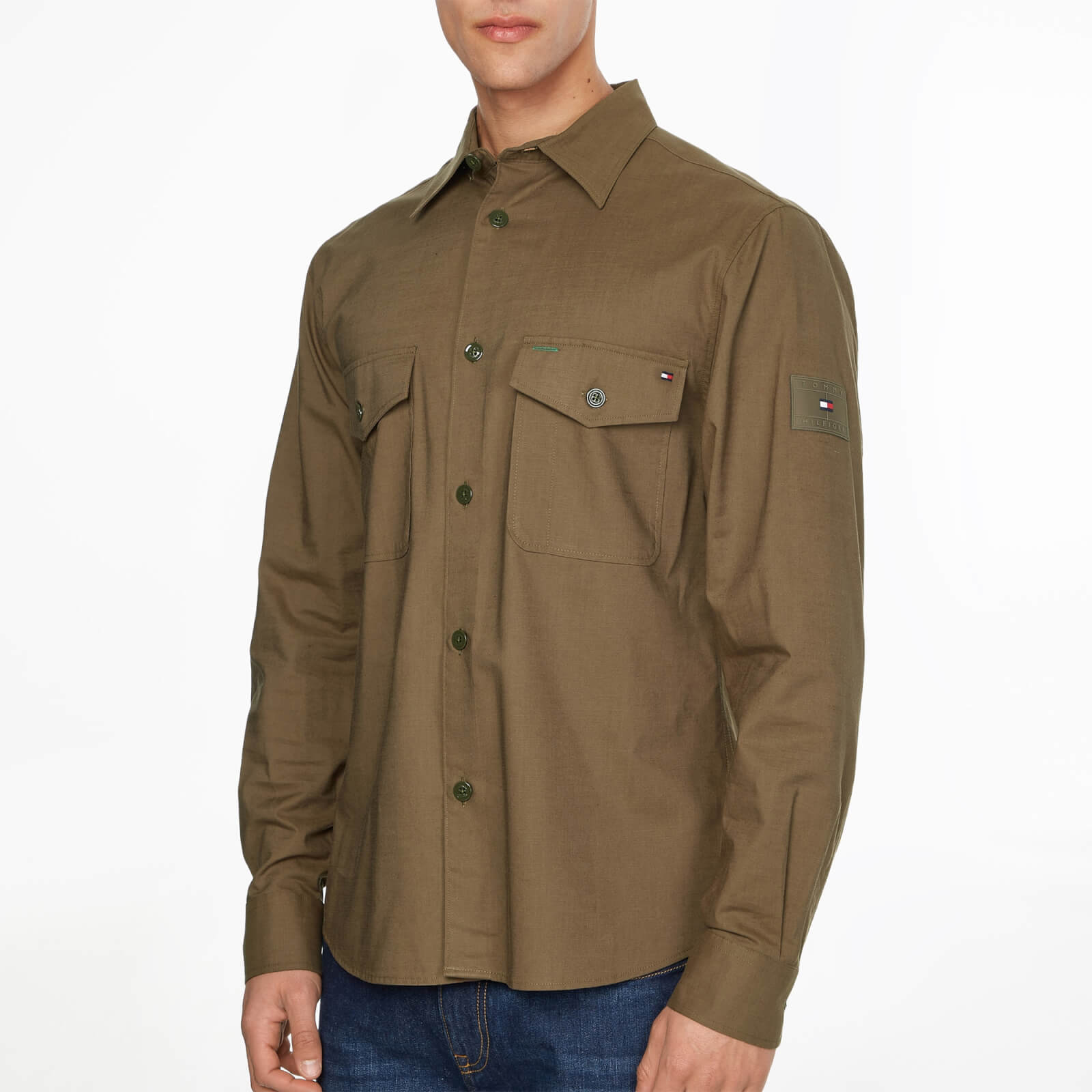 Tommy Hilfiger EcoVerotm and Cotton-Blend Shirt