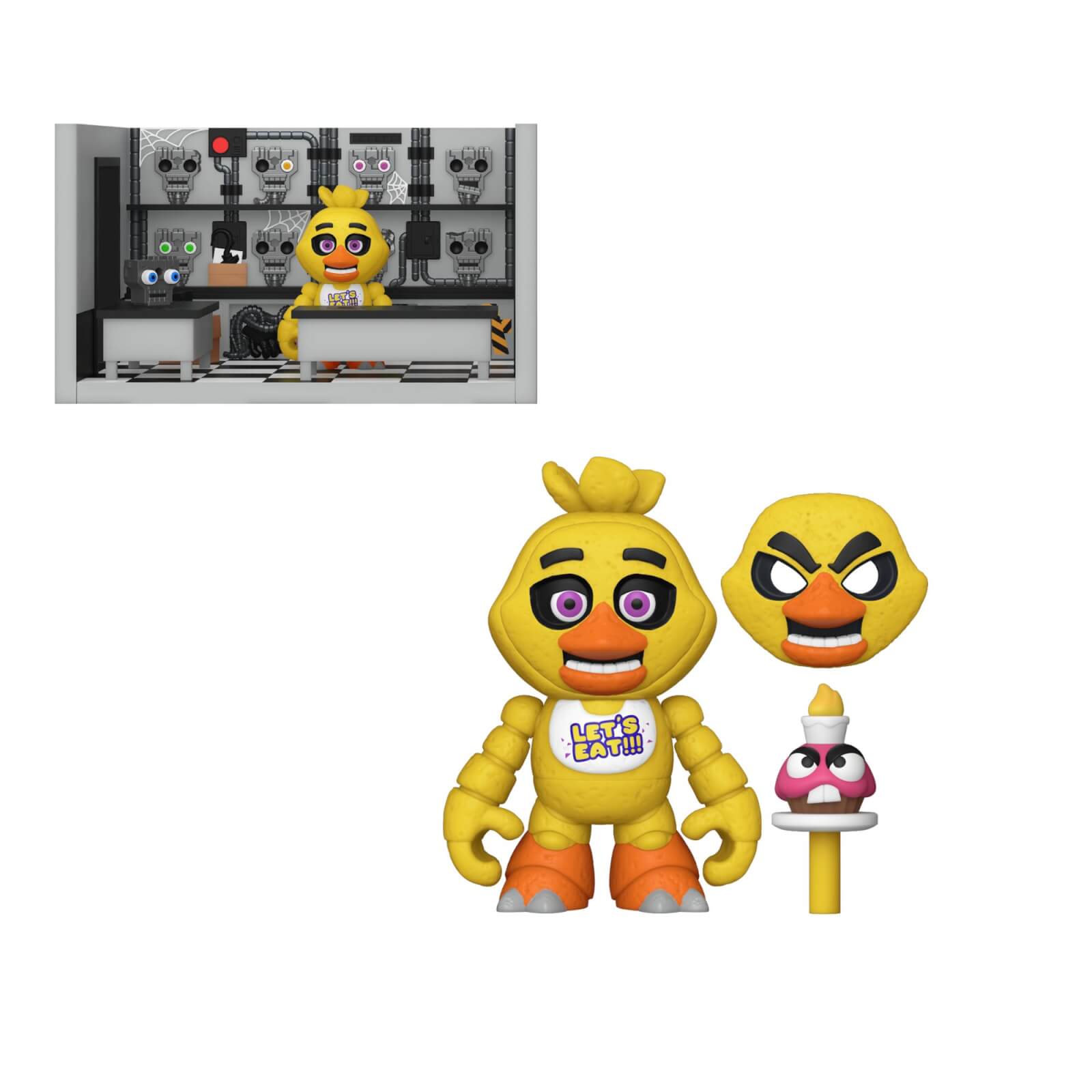 Click to view product details and reviews for Five Nights At Freddys Snap Playset With Chica.