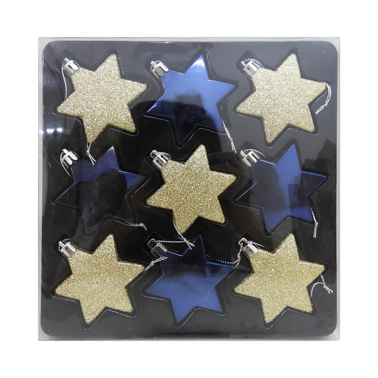 Photo of Party Nights Stars Christmas Tree Decorations - Pack Of 9