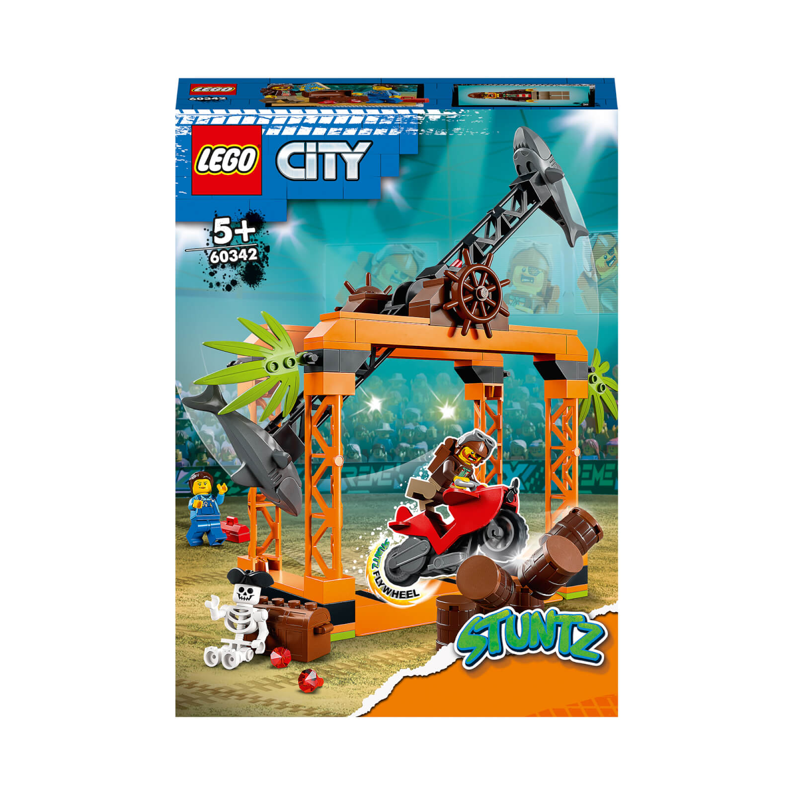 Image of 60342 LEGO® CITY Shark attack stunt challenge