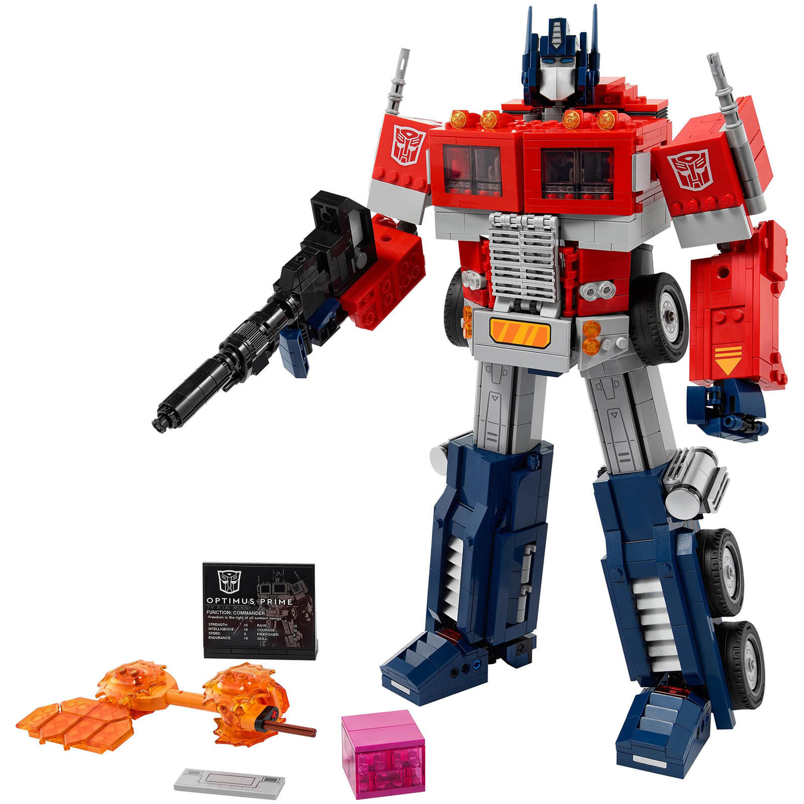 LEGO Icons Optimus Prime, Transformers Robot Model Set (10302)