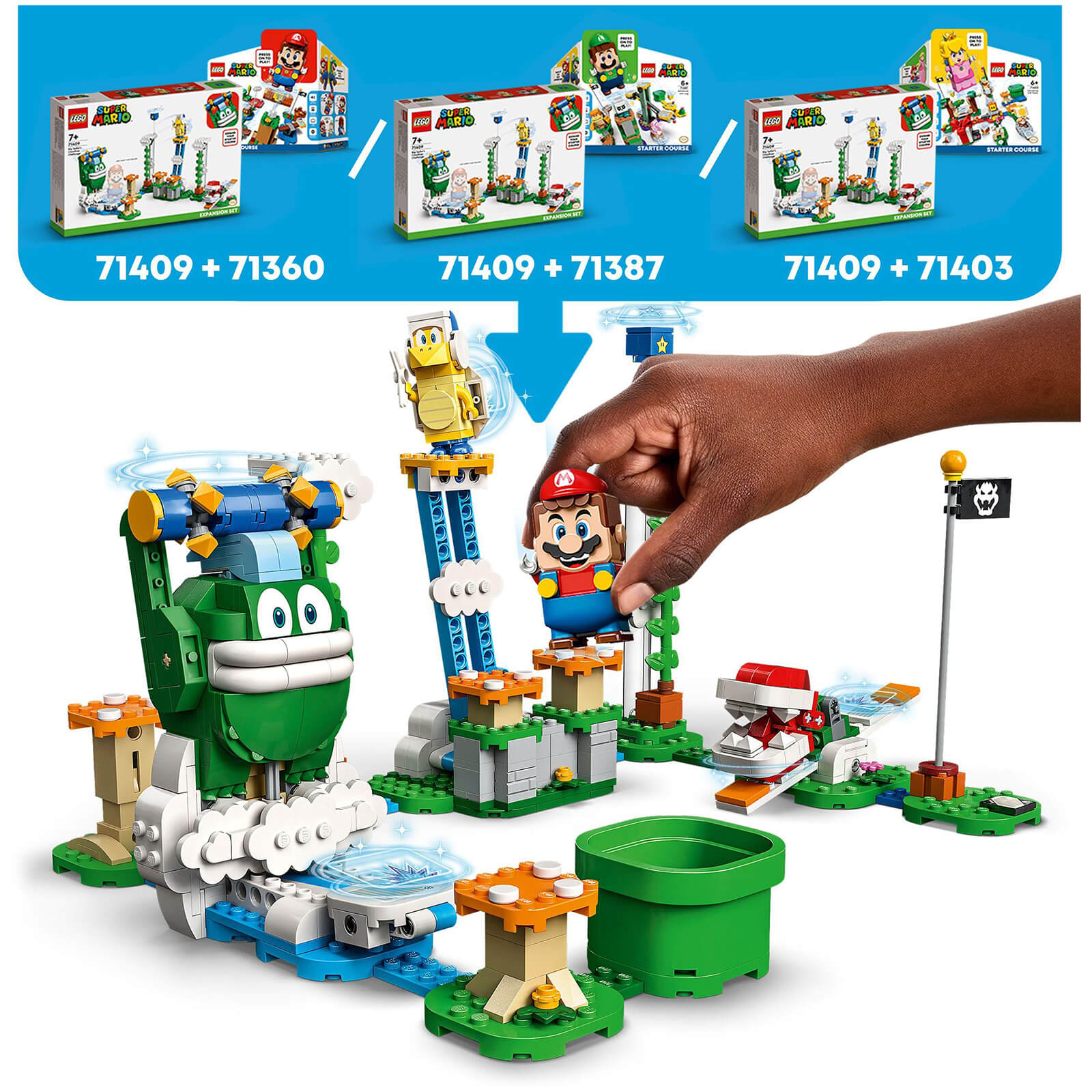 LEGO Super Mario Big Spike's Cloudtop Challenge Exp Set (71409)