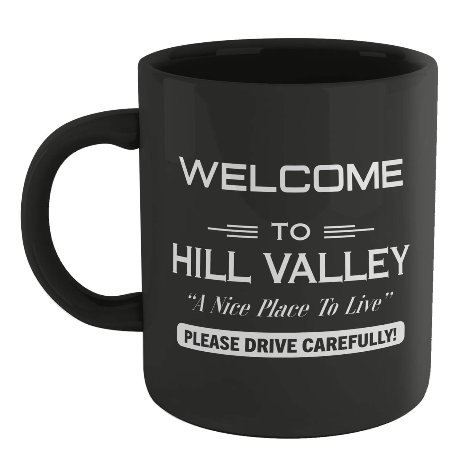 Back To The Future Welcome To Hill Valley Mug - Black