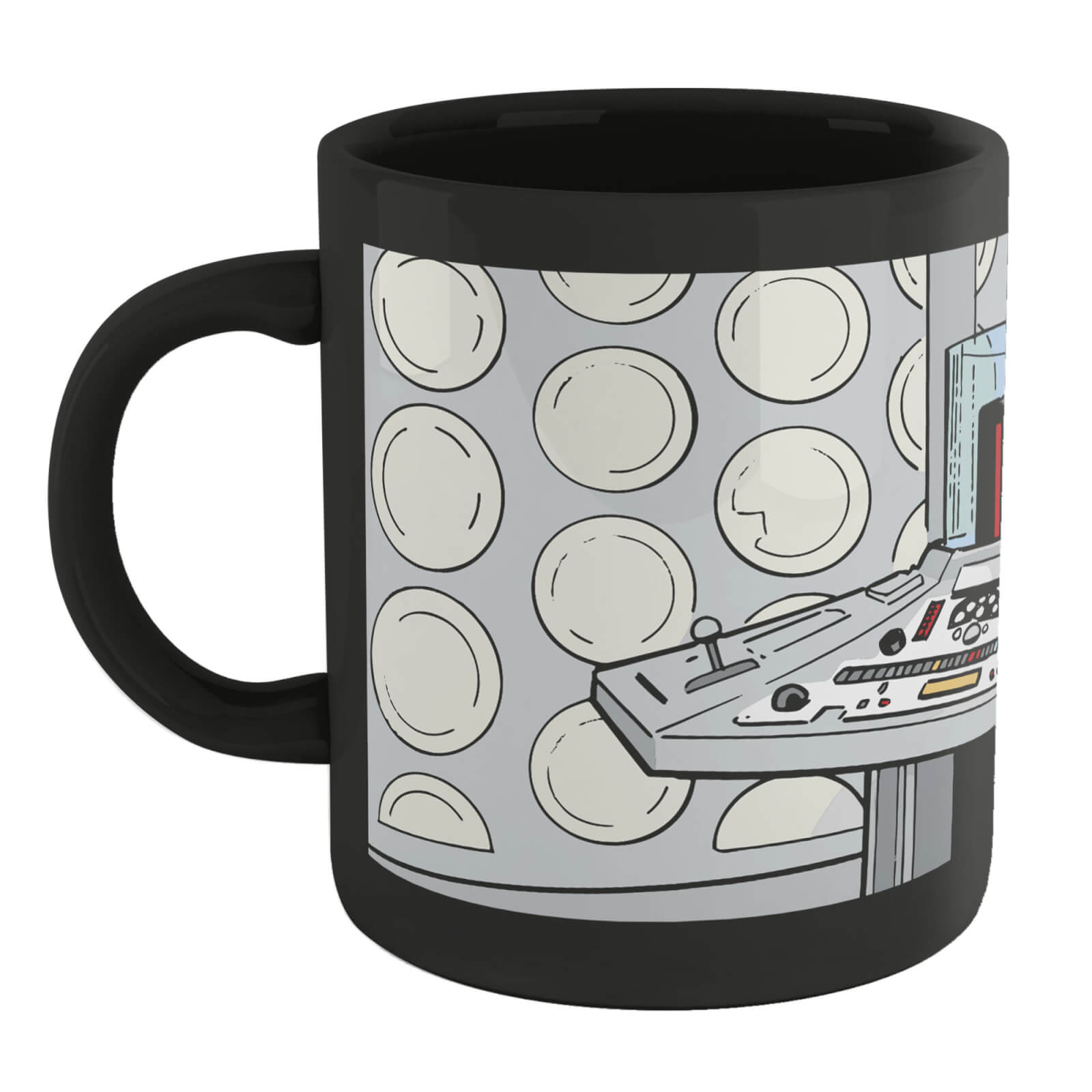 Doctor Who Tardis Console Mug - Black