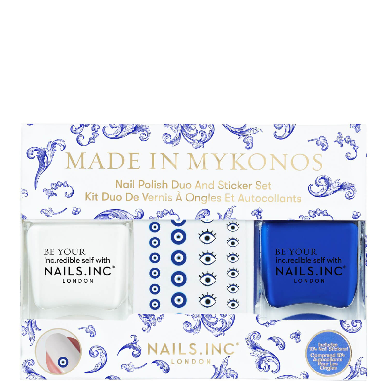 

nails inc. Made In Mykonos Nail Polish Duo