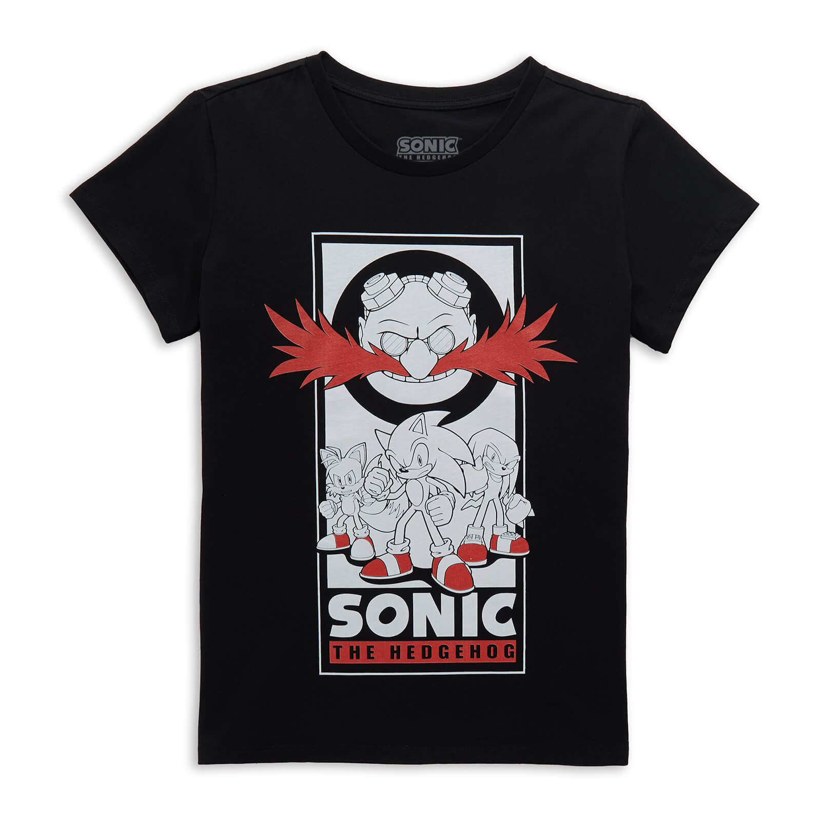Sonic The Hedgehog Team Up Women's T-Shirt - Black - XS