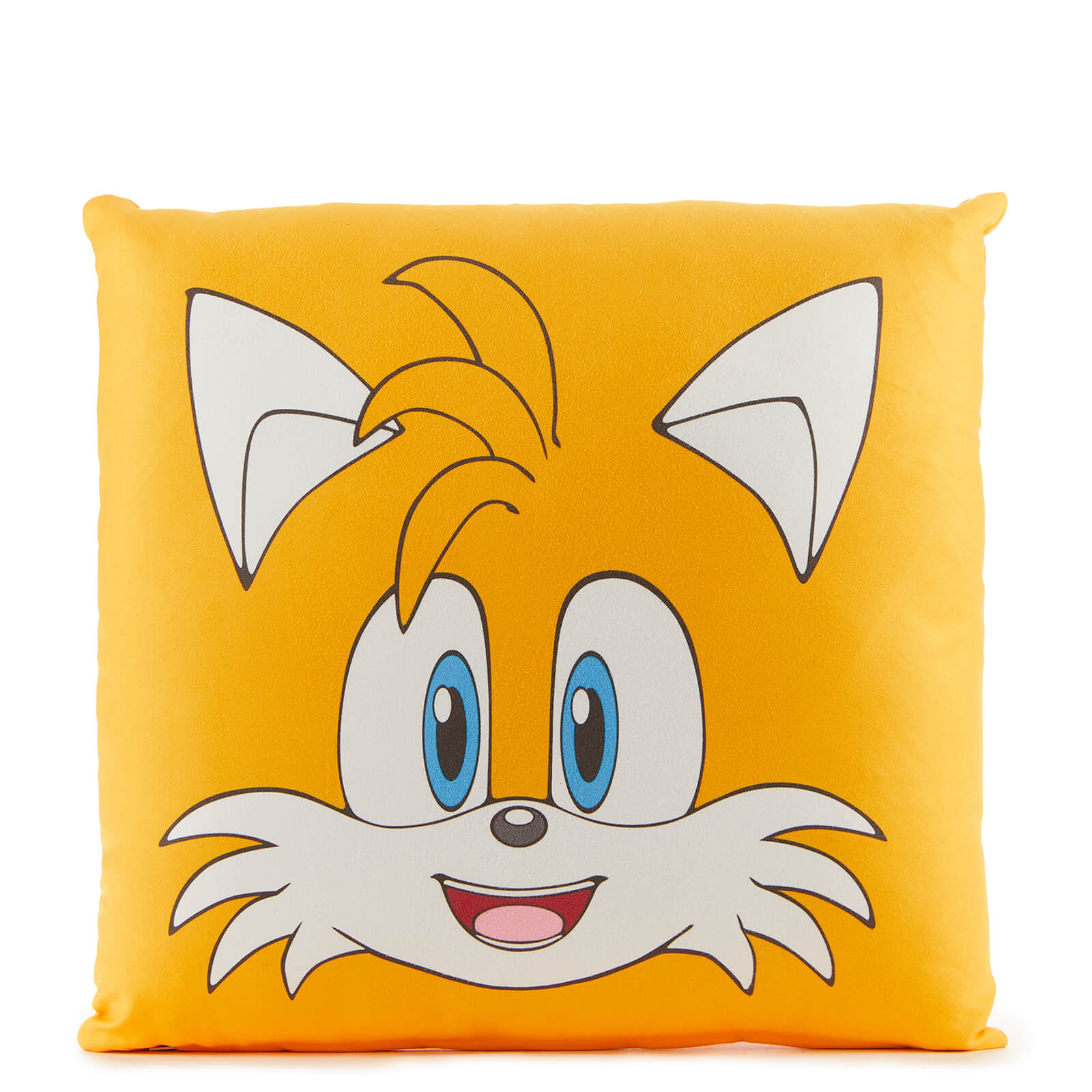 Sonic The Hedgehog Tails Face Square Cushion - 50x50cm