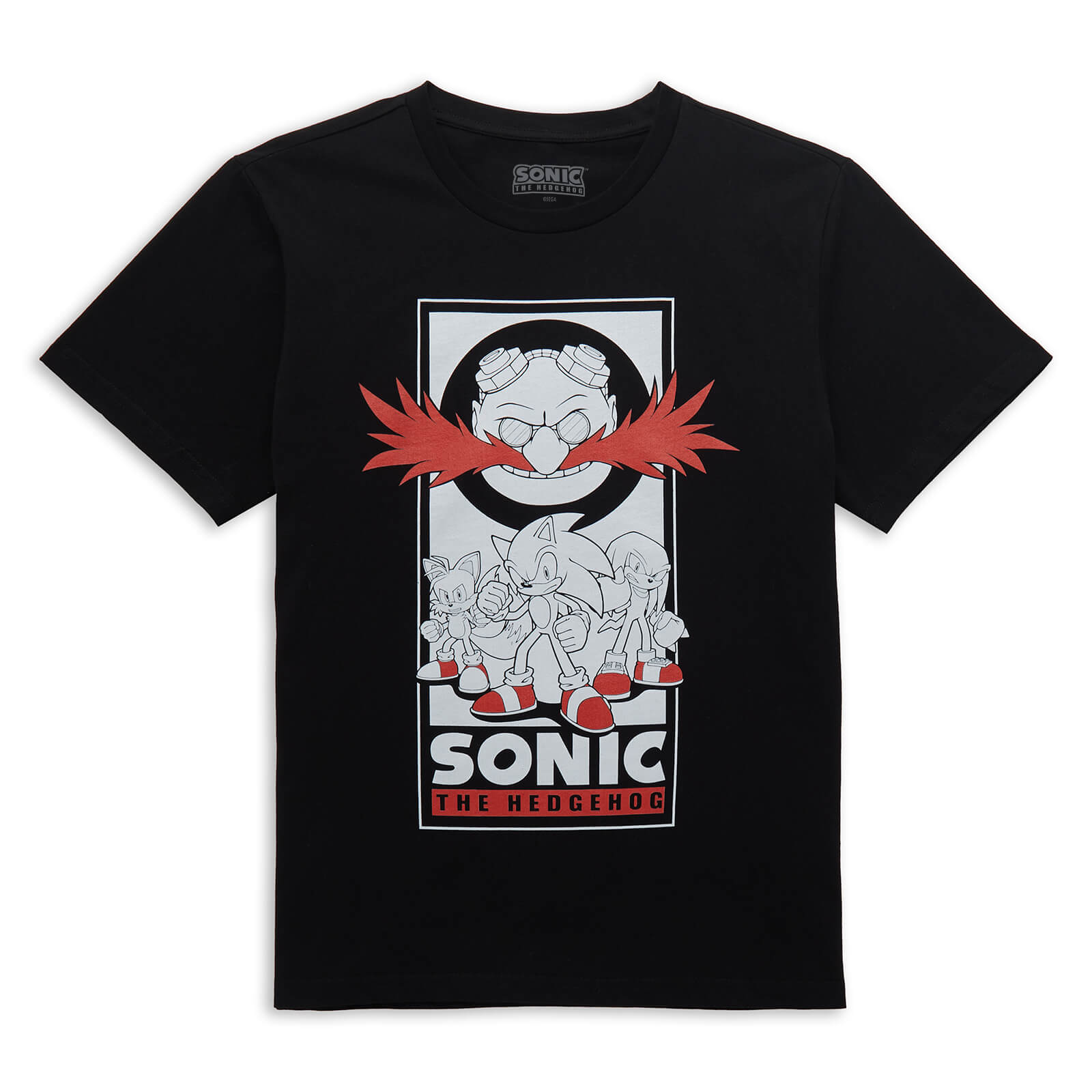 Sonic The Hedgehog Team Up Men's T-Shirt - Black - XS