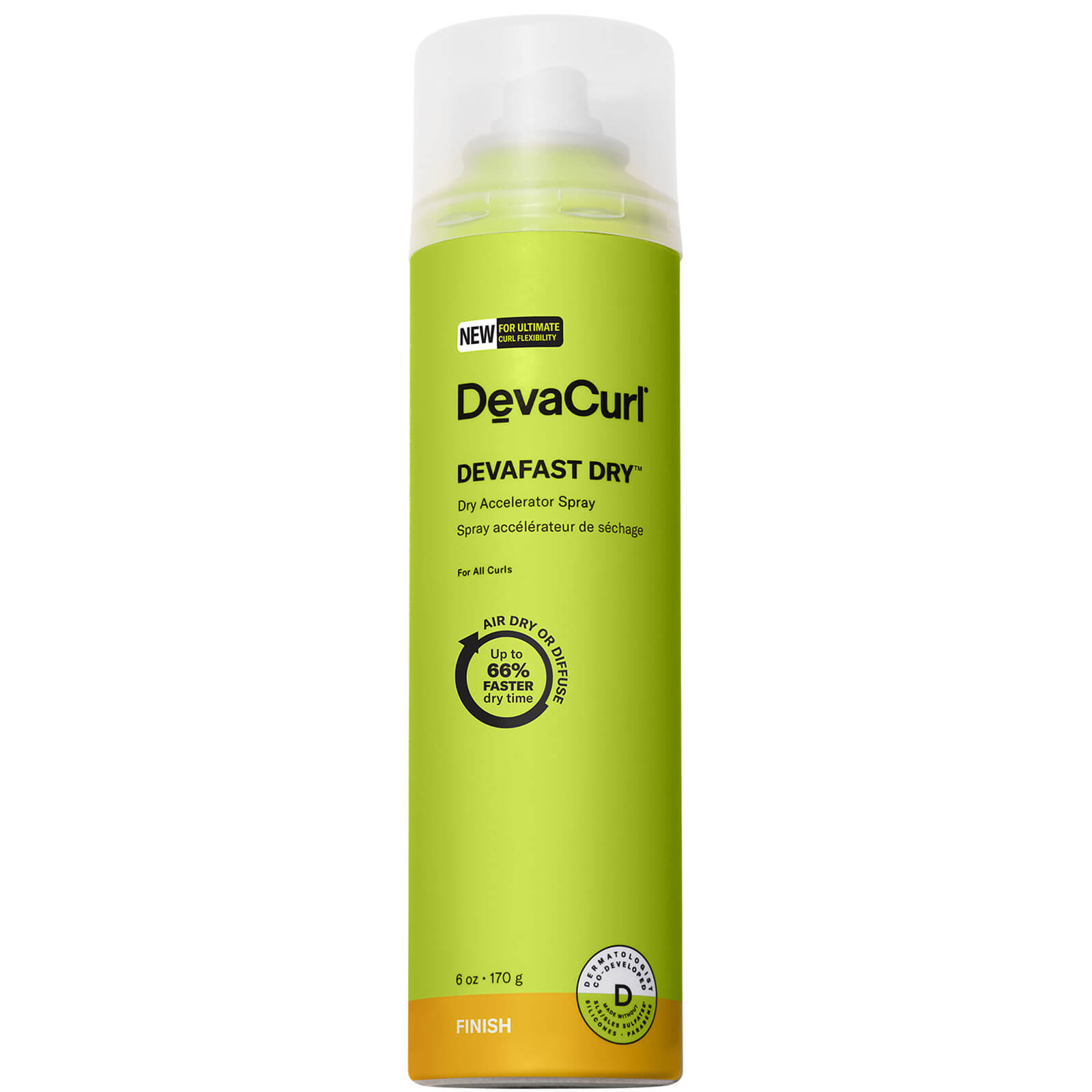 Devacurl Devafast Dry Dry Accelerator Spray 6 oz In White