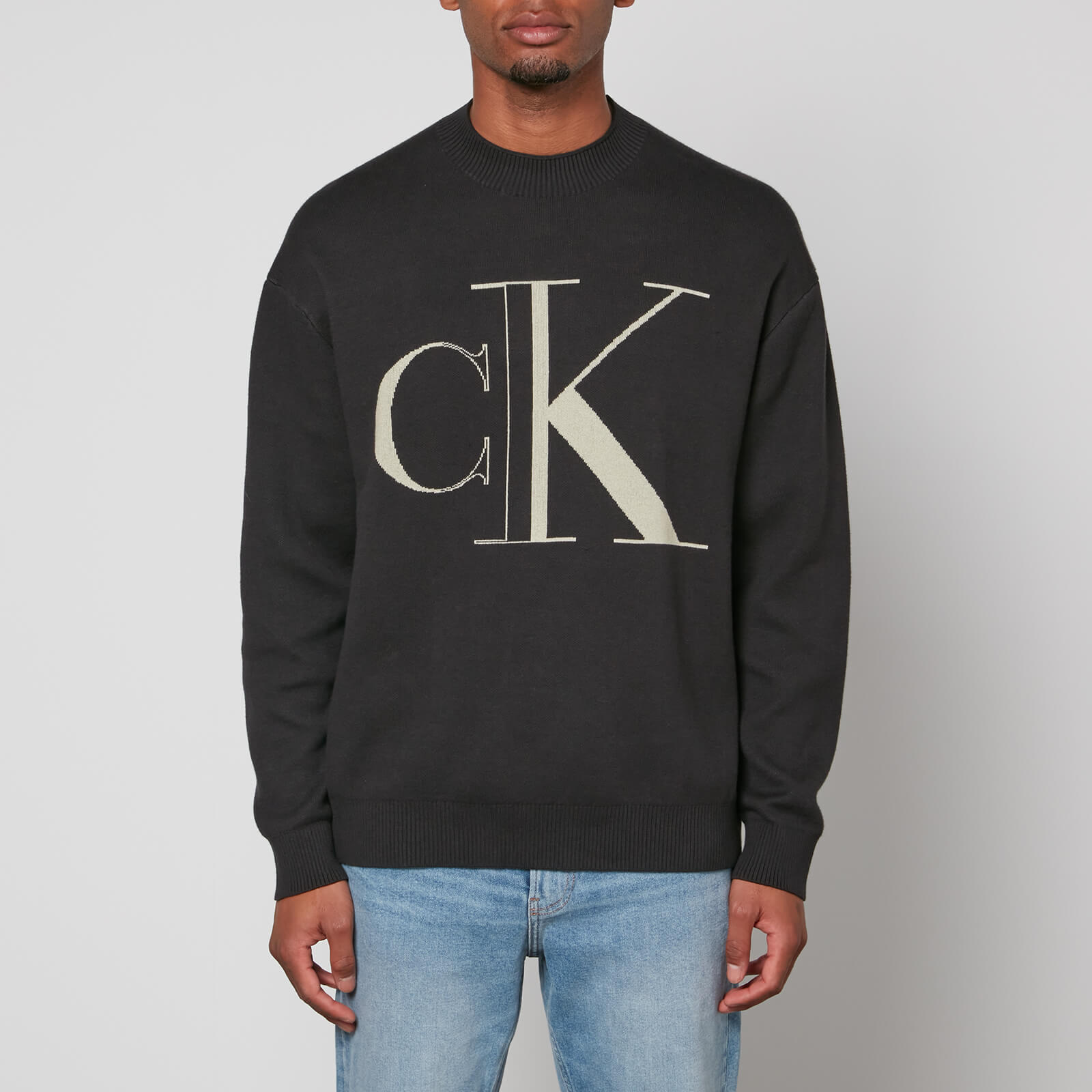 Calvin Klein Jeans Mock Neck Sweatshirt