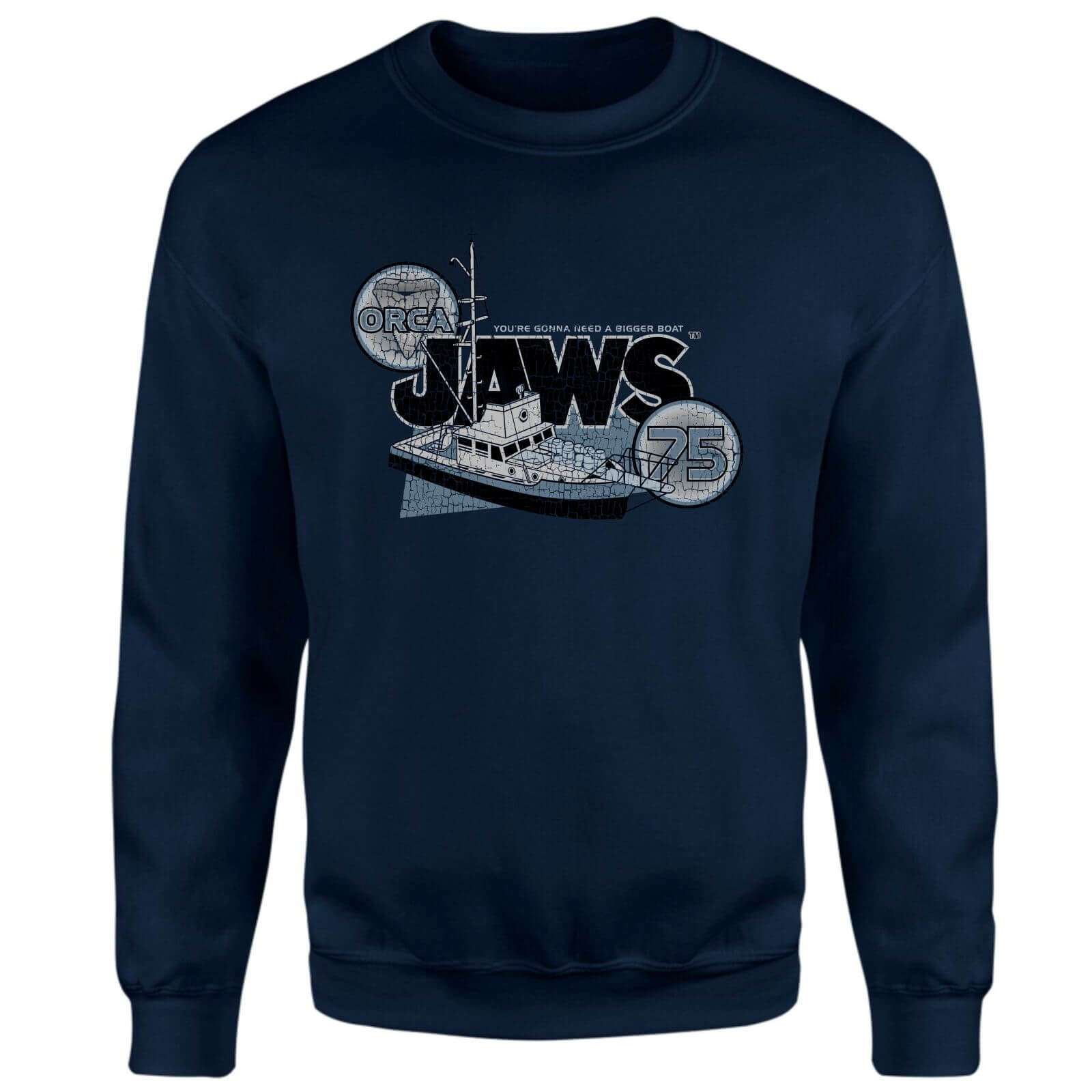 Universal Jaws Orca 75 Sweatshirt - Navy - XS - Navy